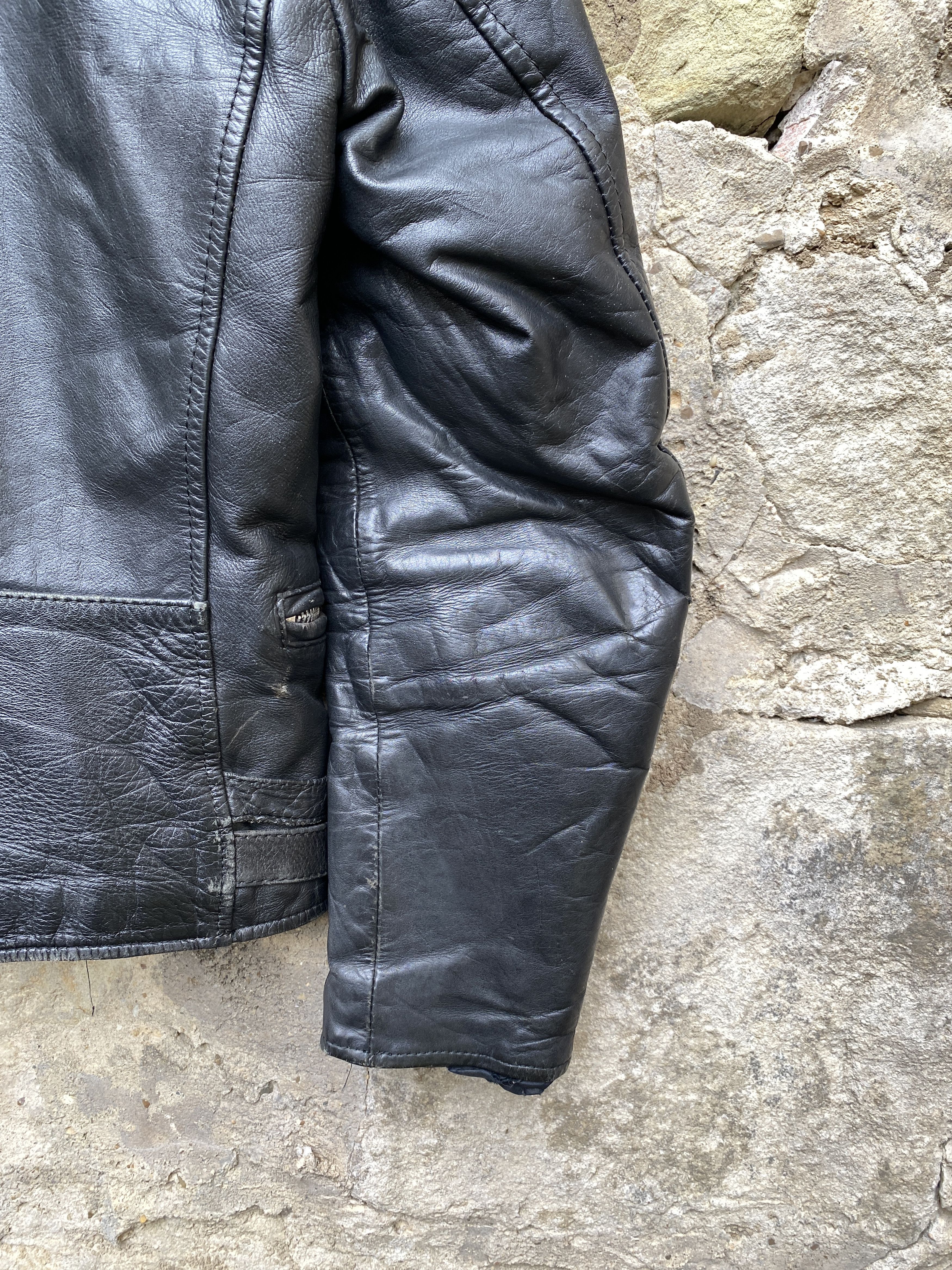 Vintage Vintage 80s True Punk Leather Biker Jacket Size US M / EU 48-50 / 2 - 9 Thumbnail