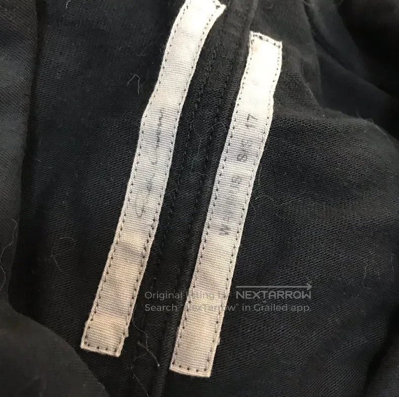 Rick Owens RICK OWENS Drawstring hoodie, size S, classic style Size S / US 4 / IT 40 - 3 Thumbnail