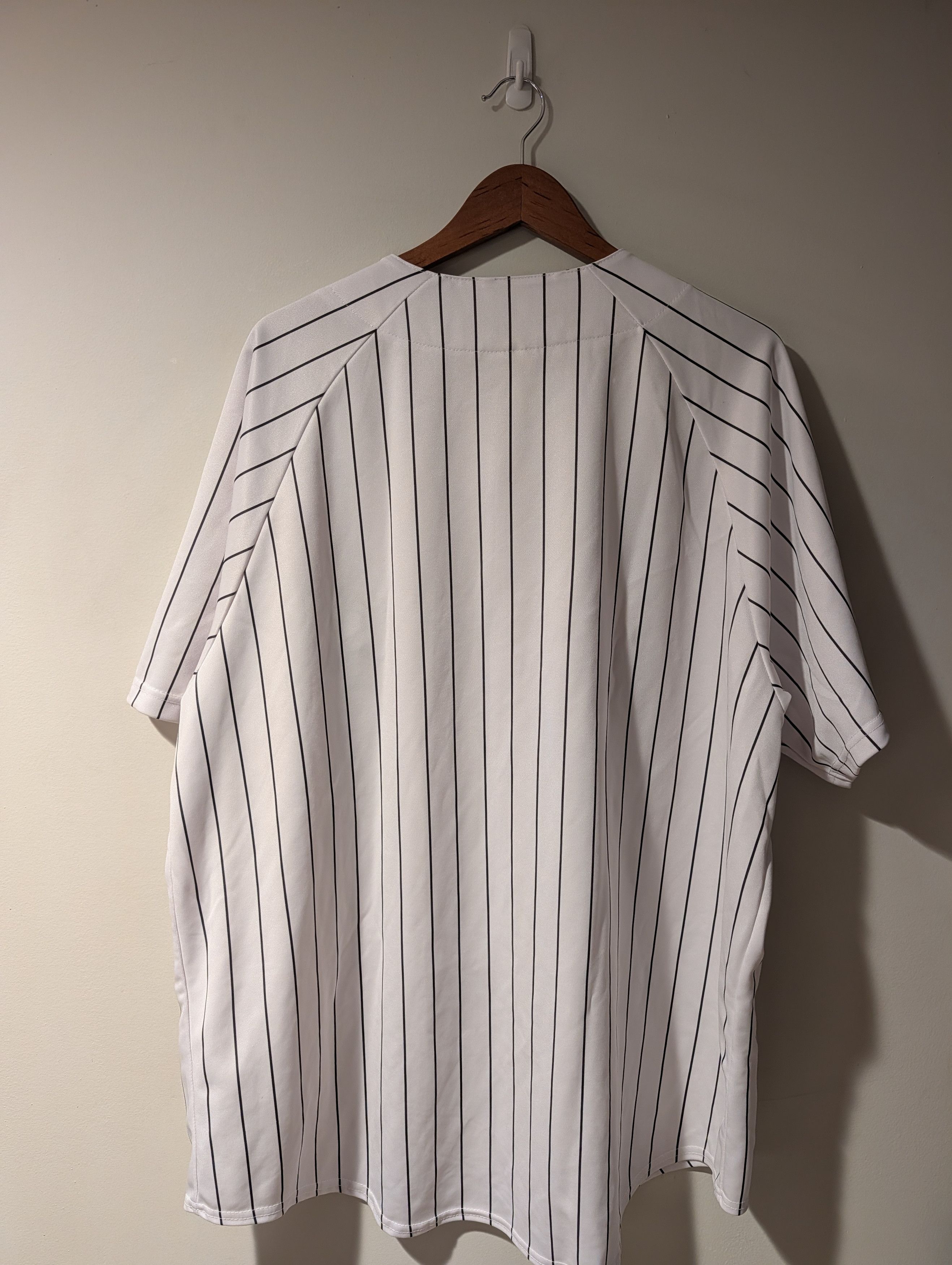 Majestic Vintage Majestic New York Yankees Pinstripe Baseball Jersey Size US XXL / EU 58 / 5 - 6 Thumbnail