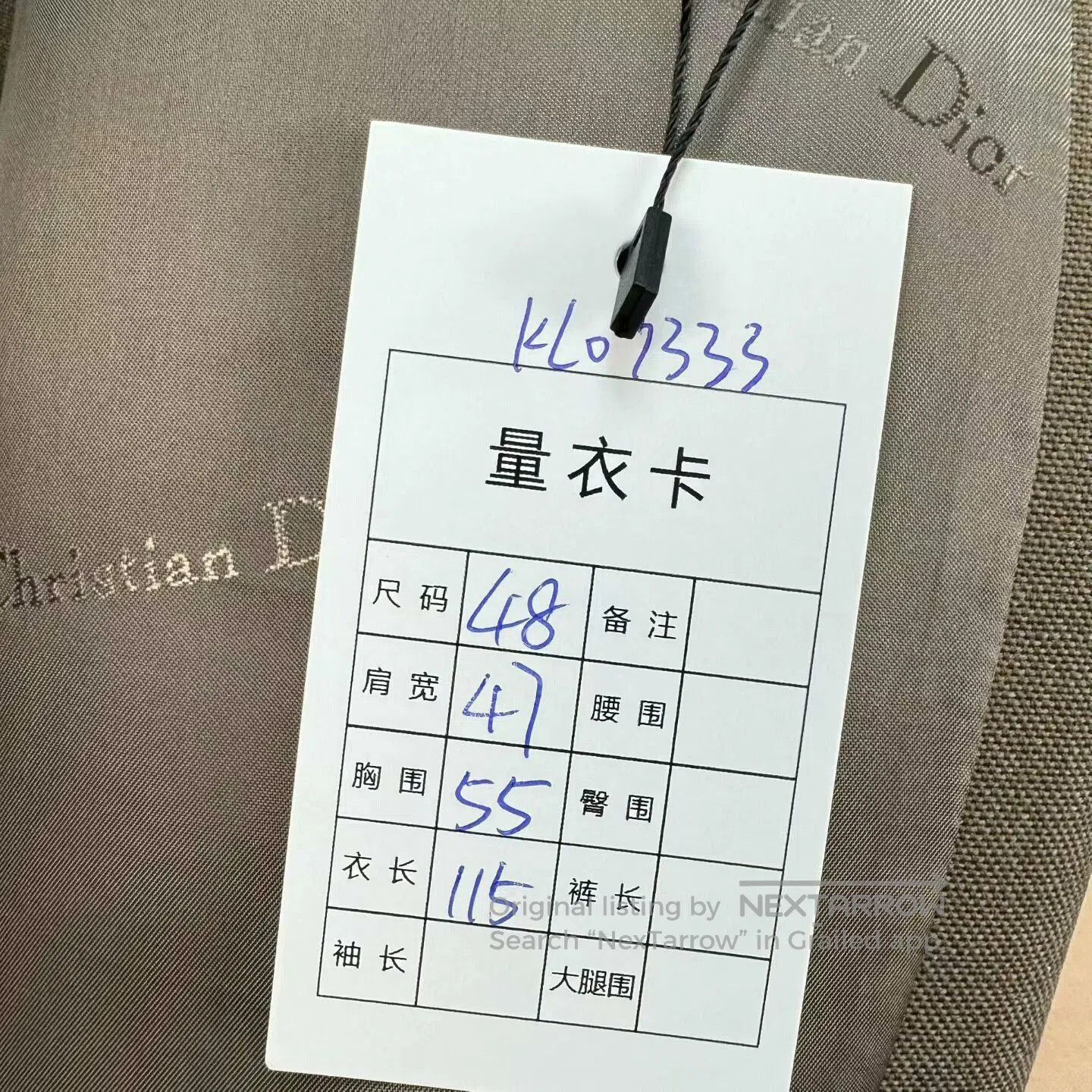 Dior dior double-breasted wool coat in coffee color. Size US L / EU 52-54 / 3 - 7 Thumbnail