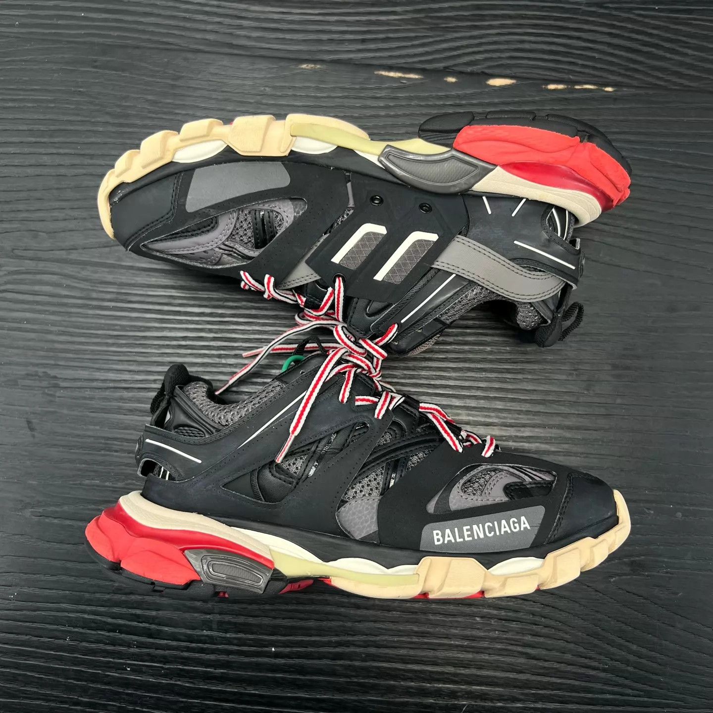 Balenciaga Balenciaga Track Black Red 38 Size US 8 / IT 38 - 3 Thumbnail