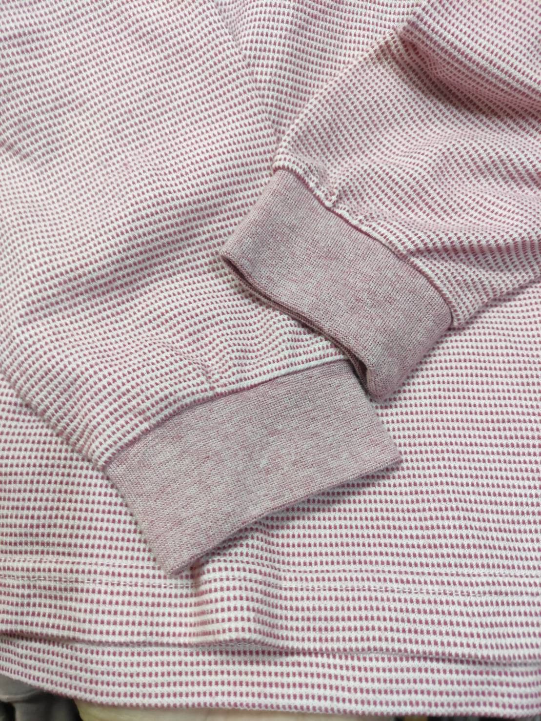 Mr. Junko Mr. Junko Koshino Pink Stripes L/S Polo Shirt Size US L / EU 52-54 / 3 - 7 Thumbnail