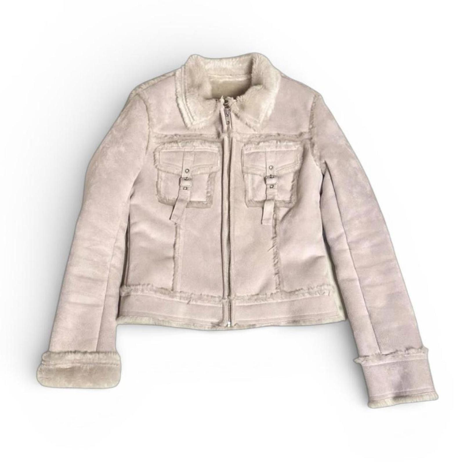 Other Faux leather / fur whimsy coquette baby pink jacket coat Size S / US 4 / IT 40 - 1 Thumbnail
