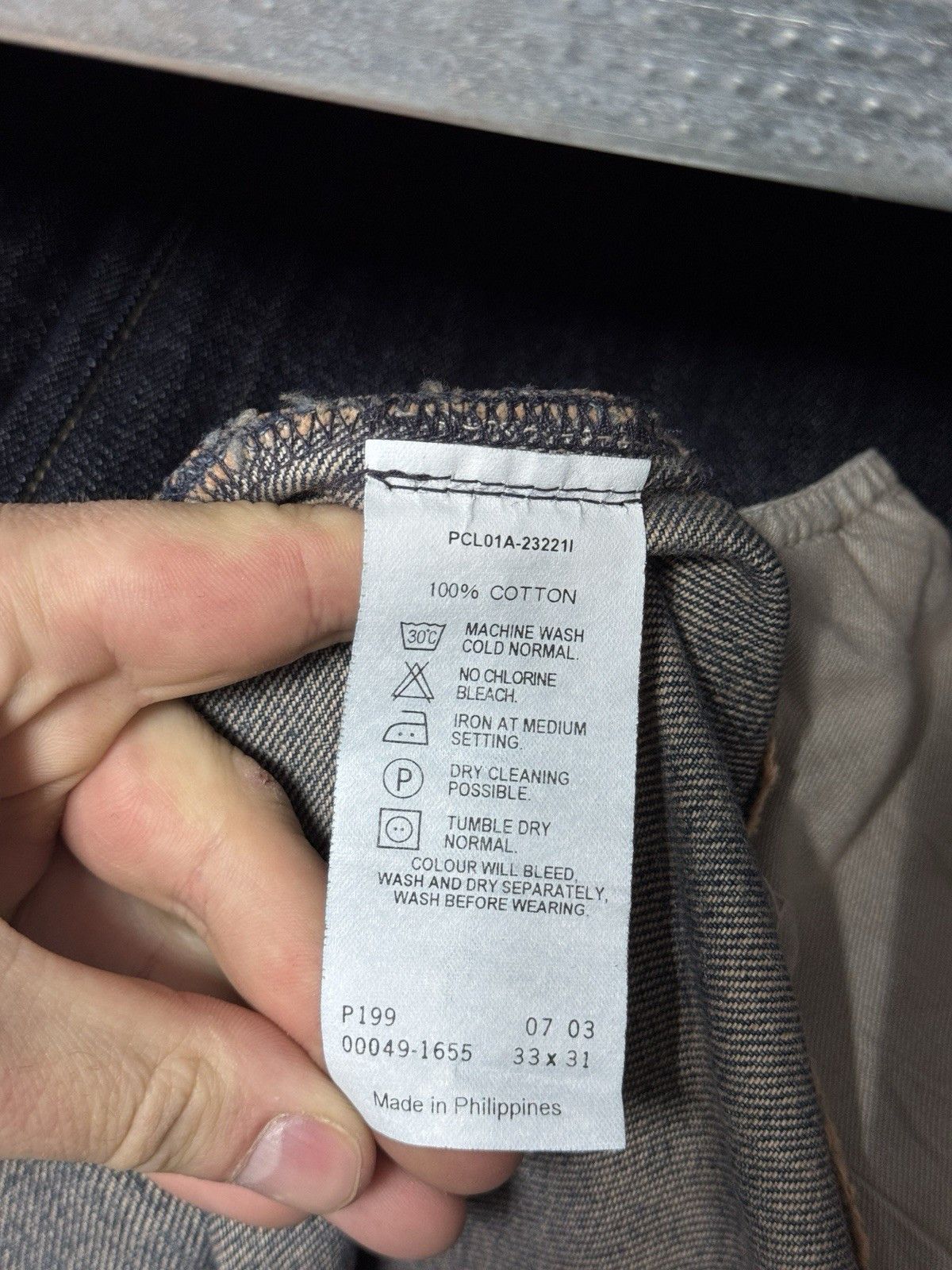 Levi's NWT Levi’s Engineered Jeans Mens Twisted Buckle Back Leg Zip Size US 33 - 19 Thumbnail