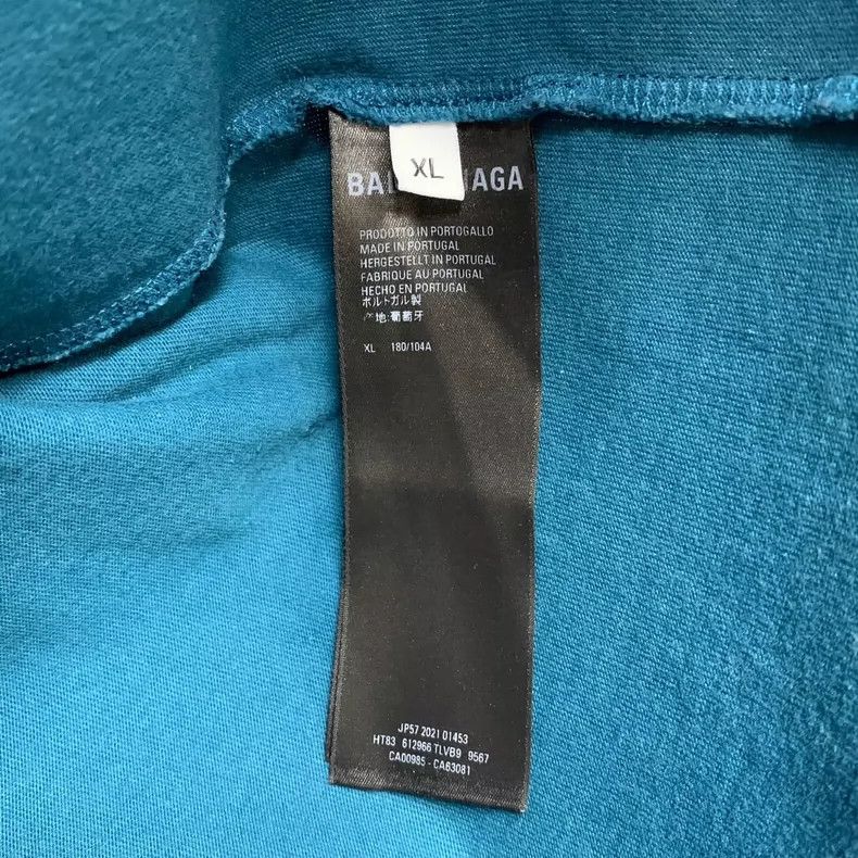 Balenciaga Balenciaga Back Logo Short Sleeve/XL Size Size US XL / EU 56 / 4 - 4 Thumbnail