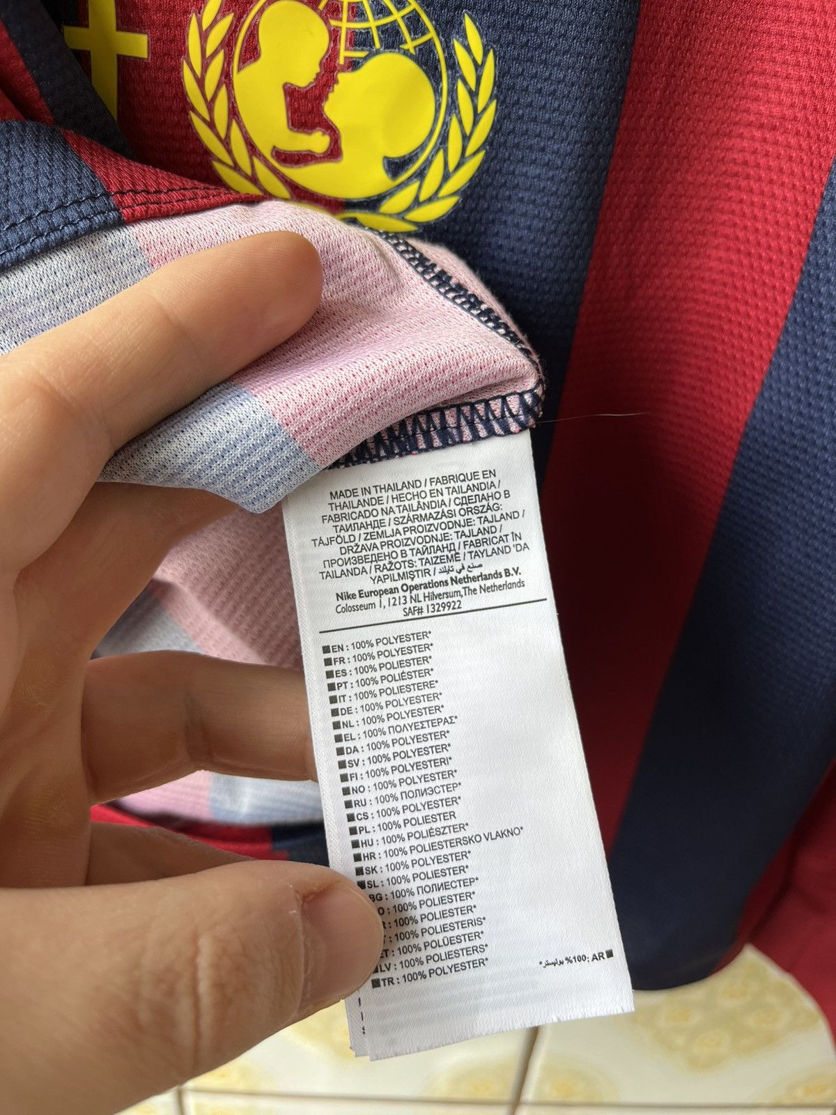 Nike Nike Barcelona 2013/2014 long sleeve soccer jersey Size US M / EU 48-50 / 2 - 8 Thumbnail