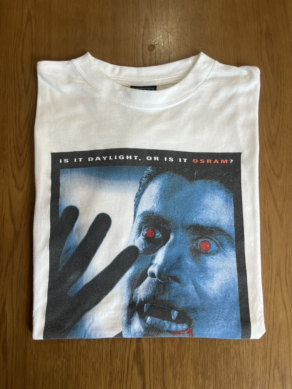 Vintage Vintage OSRAM ? Dracula promo Company 90’s Tshirt Size US L / EU 52-54 / 3 - 1 Thumbnail