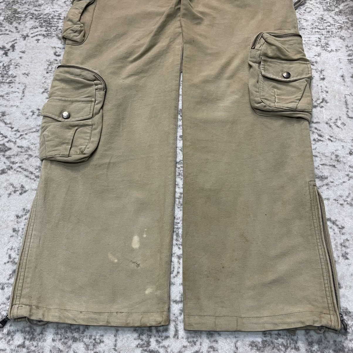GOA Codes Combines Japan 3D Multi Pocket Wide Leg Cargo Pants Size US 30 / EU 46 - 11 Thumbnail