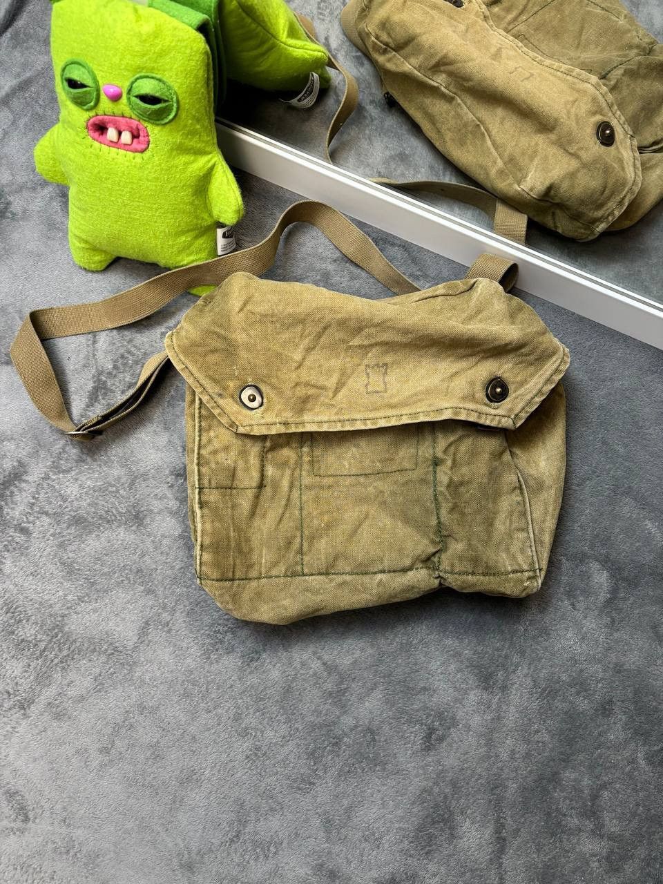 Vintage MkVII Gas Mask Bag M17 US Military