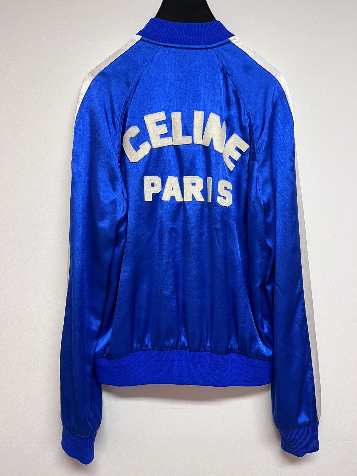 Celine × Hedi Slimane EMBROIDERED TEDDY IN SATIN Size US S / EU 44-46 / 1 - 2 Thumbnail