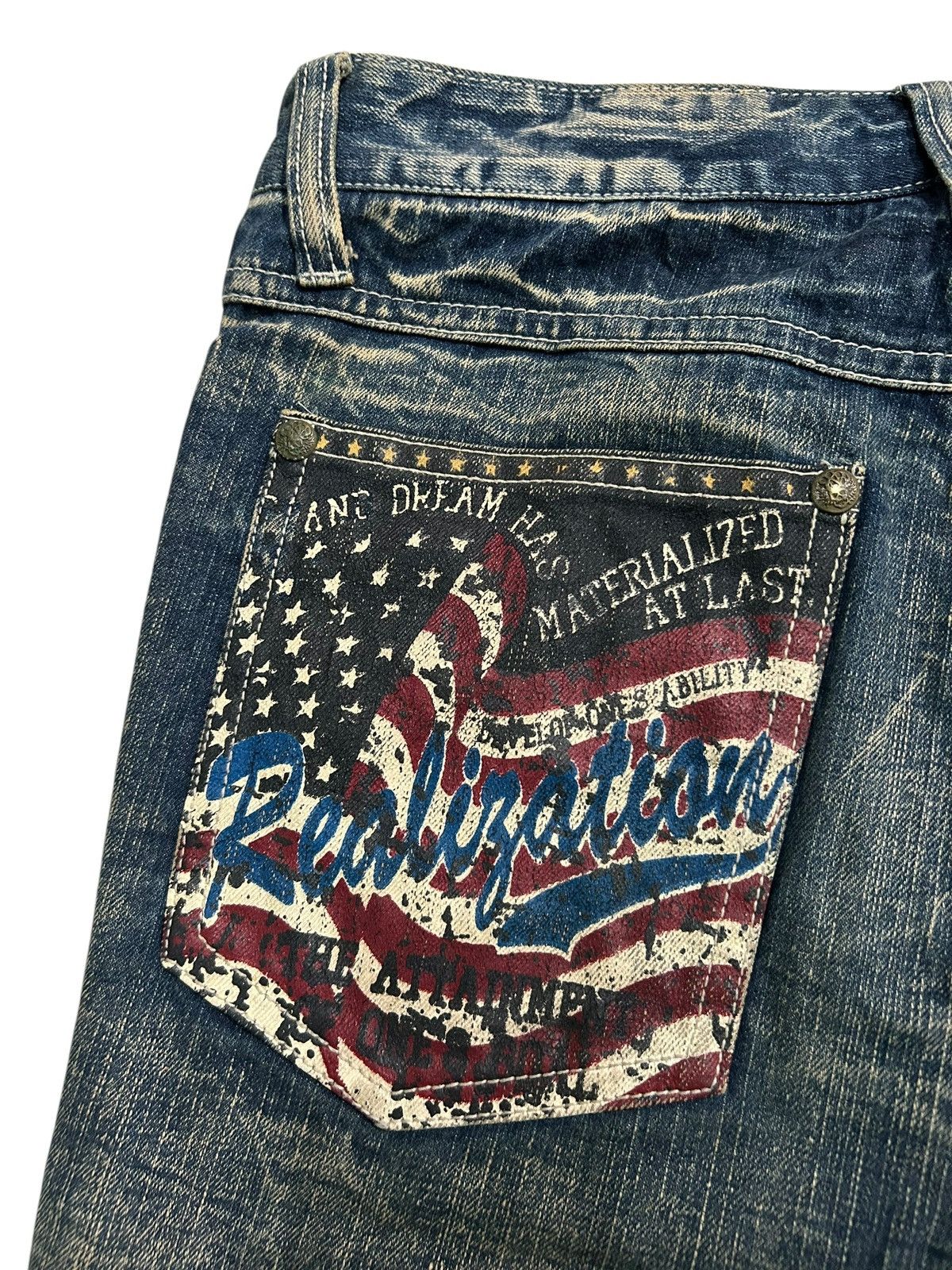 If Six Was Nine × Japanese Brand × Le Grande Bleu (L.G.B.) Japanese Punk Bondage Distressed Style Short Denim Rare ☠️☠️🎌🎌 Size US 34 / EU 50 - 14 Thumbnail
