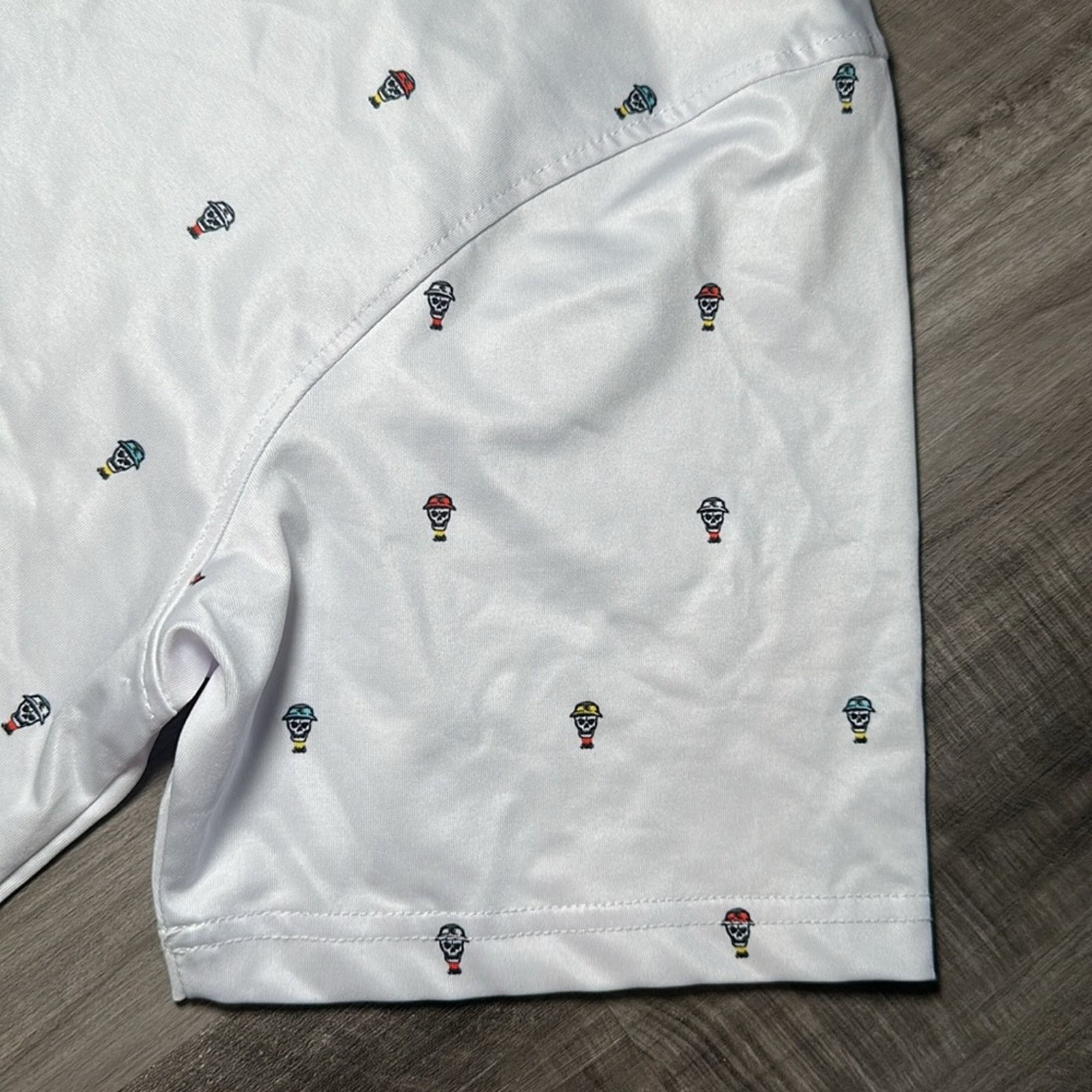 Other Old Row Skull Print Golf Polo - XL Size US XL / EU 56 / 4 - 4 Thumbnail