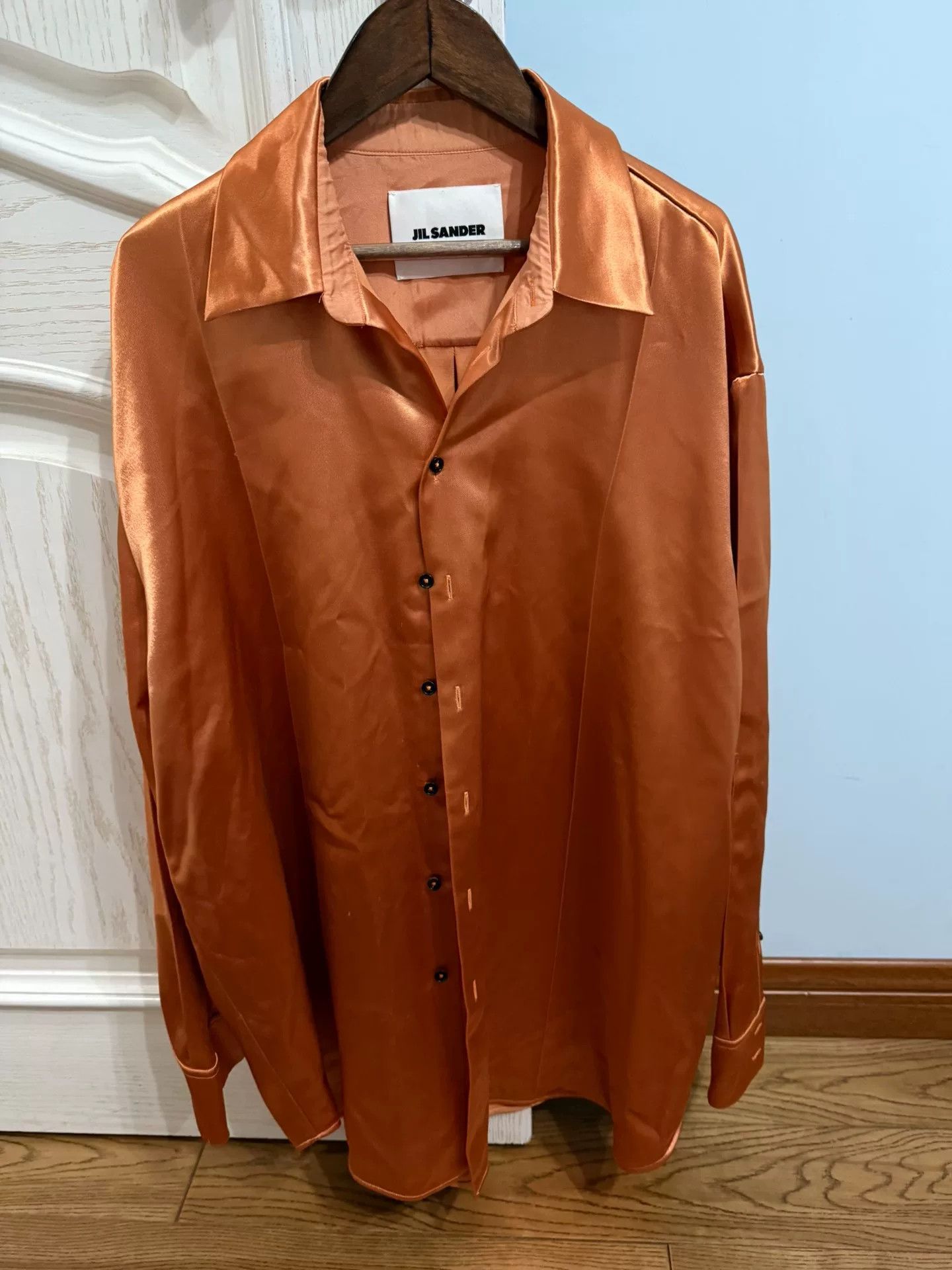 Jil Sander Jil Sander Glossy Shirt for Men Size US M / EU 48-50 / 2 - 1 Thumbnail