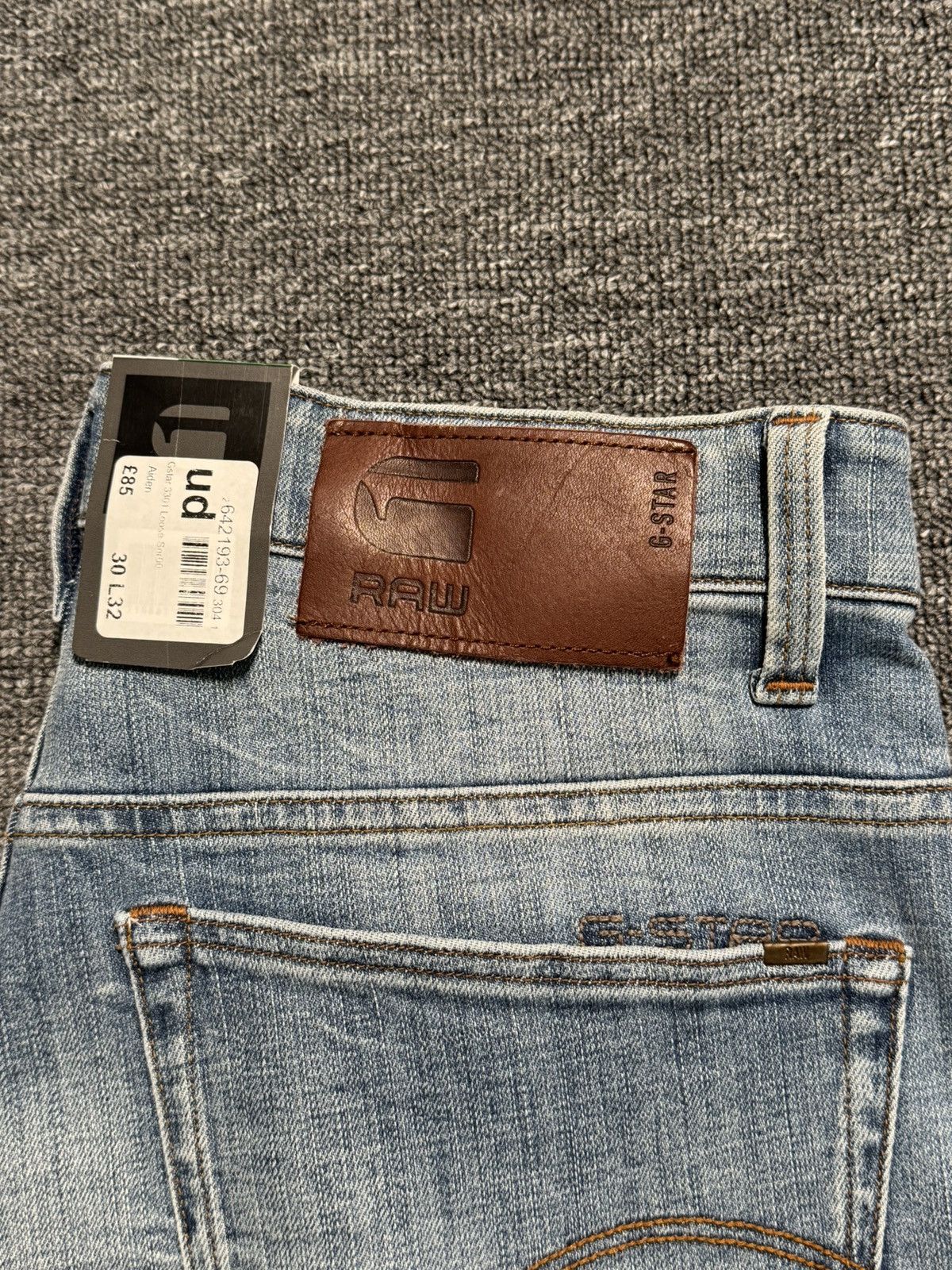 G-Star G-Star Raw 3301 Loose Jeans Faded Denim W30 L32 Casual Fit Size US 30 / EU 46 - 14 Thumbnail