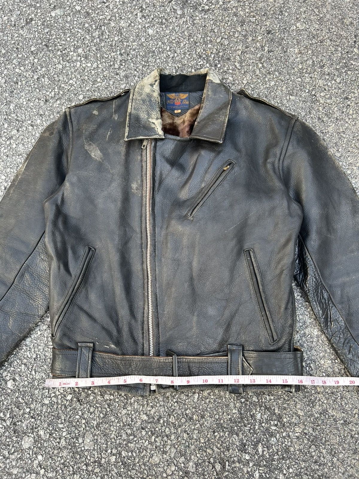 Other Vintage Avant Garde Punk Leather Jacket Size S / US 4 / IT 40 - 19 Thumbnail
