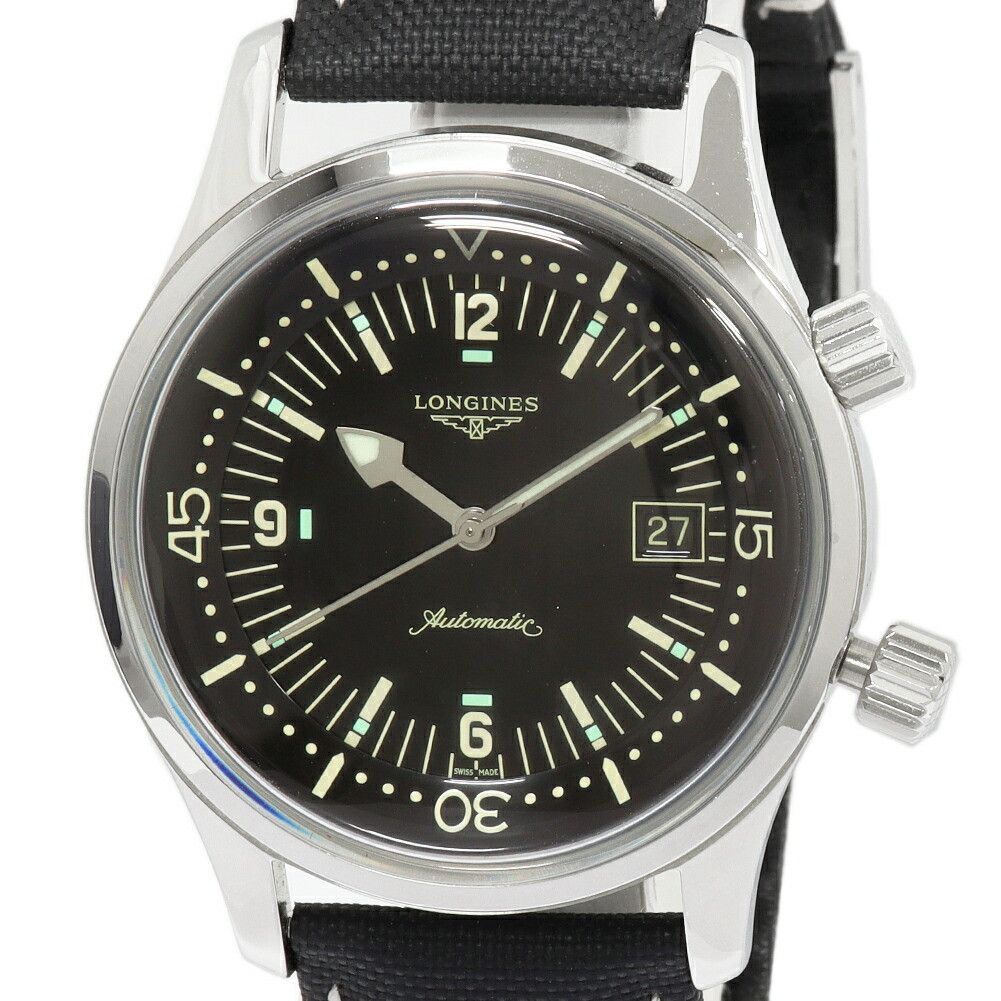 Longines Longines Longines Heritage Legend Diver Stainless Steel Metal Automatic L3.774.4.50 DUTY FREE for USA Size ONE SIZE - 1 Thumbnail