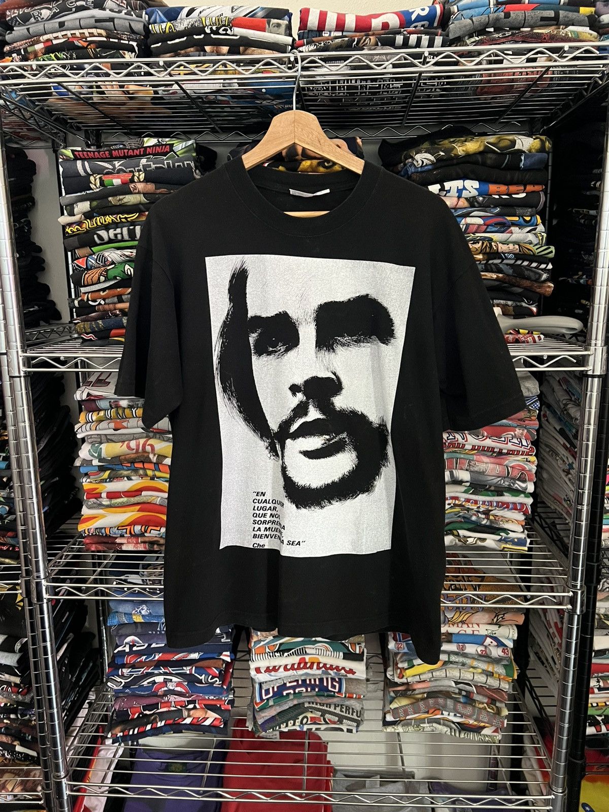 Rage Against The Machine 90s Che Guevara Quote Portrait Tee Size US L / EU 52-54 / 3 - 1 Thumbnail