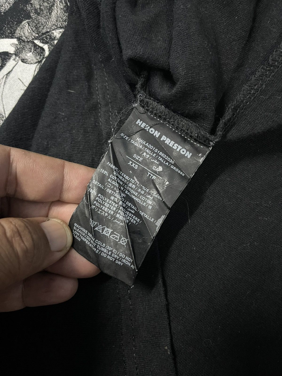 Heron Preston VTG SS18 HERON PRESTON DEATH OF A PALE HORSE TEE VERY RARE Size US XXS / EU 40 - 7 Thumbnail