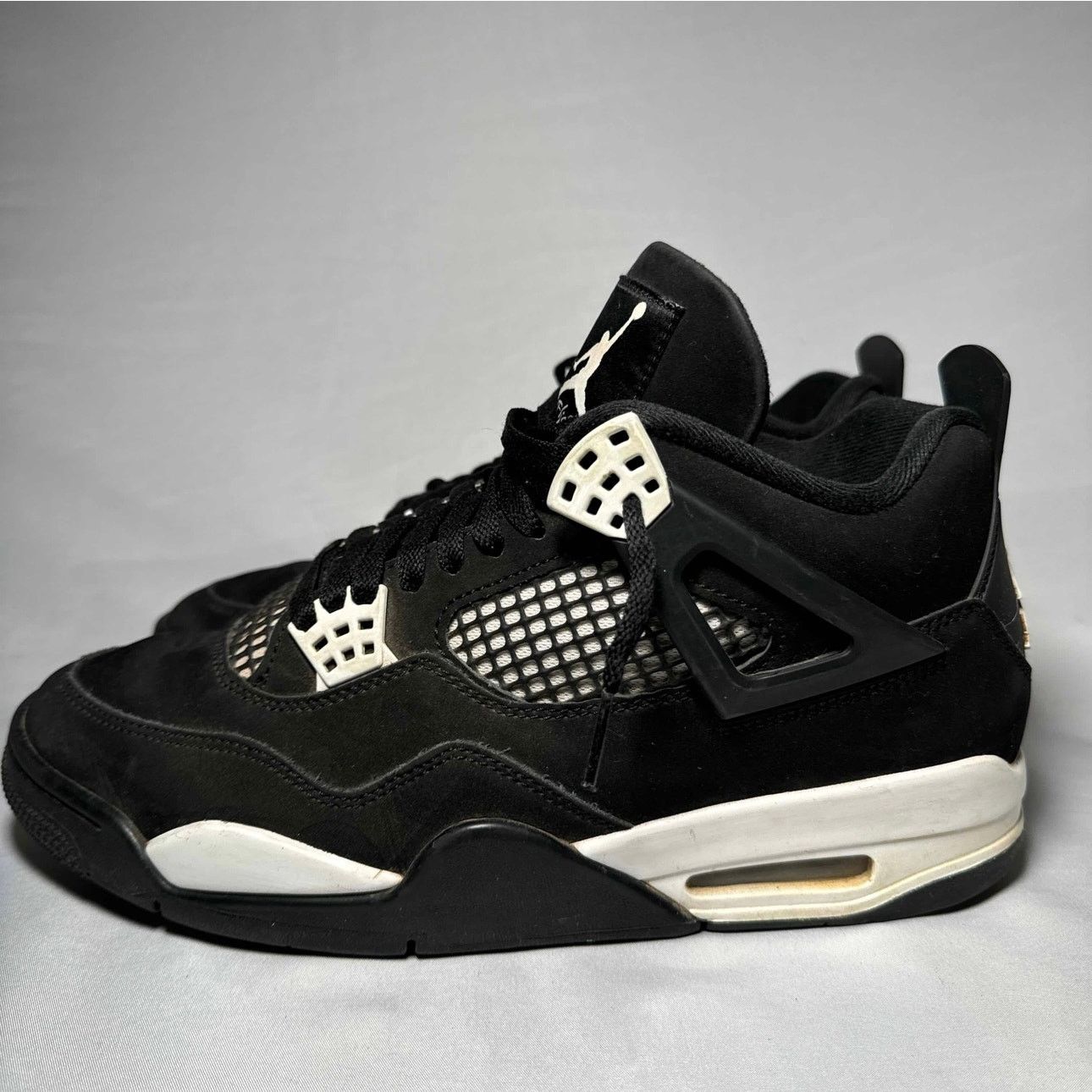 Jordan Brand × Nike Size 10.5 Nike Air Jordan 4 Retro White Thunder Men's Shoes Size US 10.5 / EU 43-44 - 8 Thumbnail