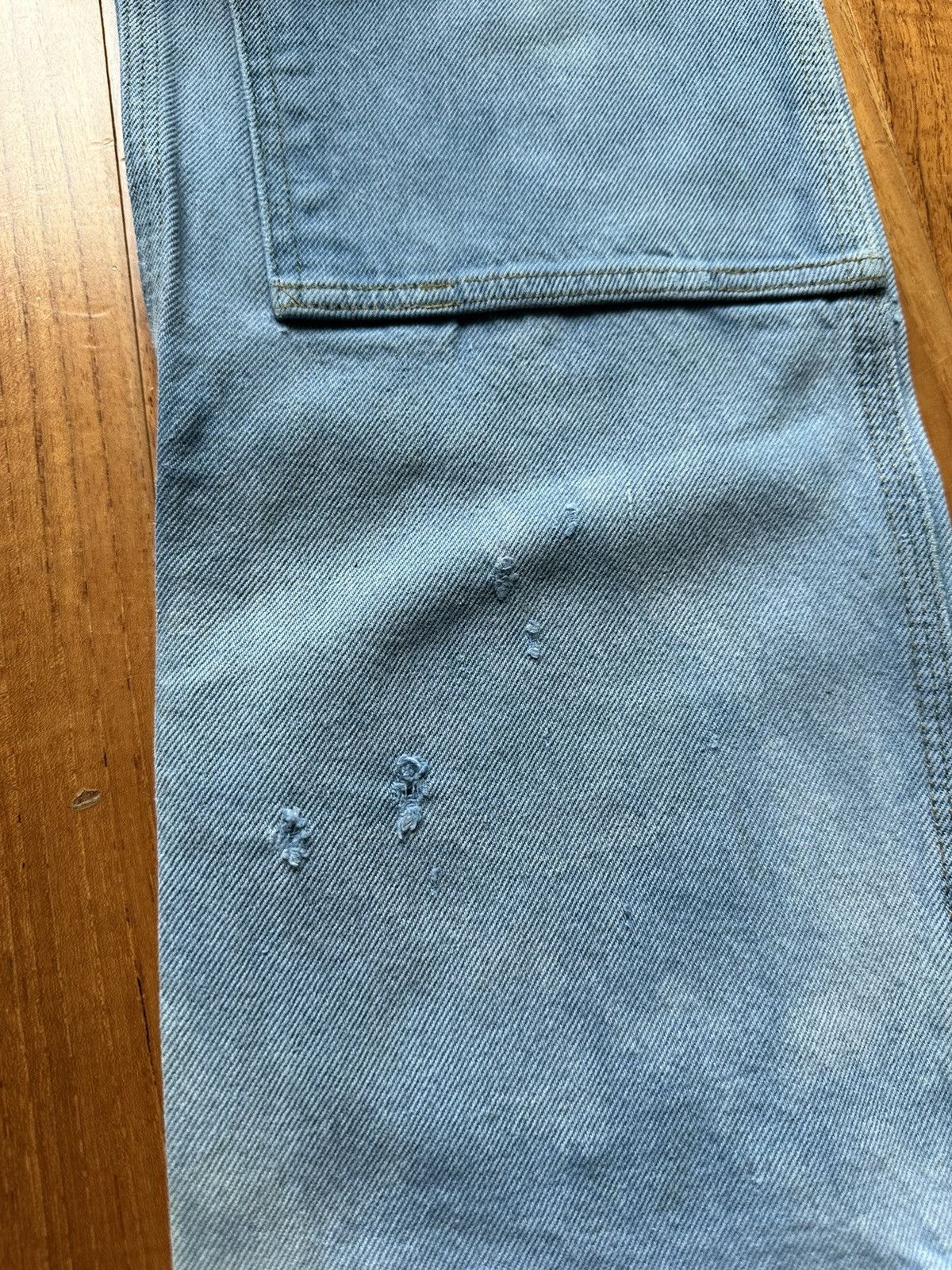Carhartt Crazy Y2K Carhartt Lightwash Double Knee Pants RARE Size US 33 - 6 Thumbnail