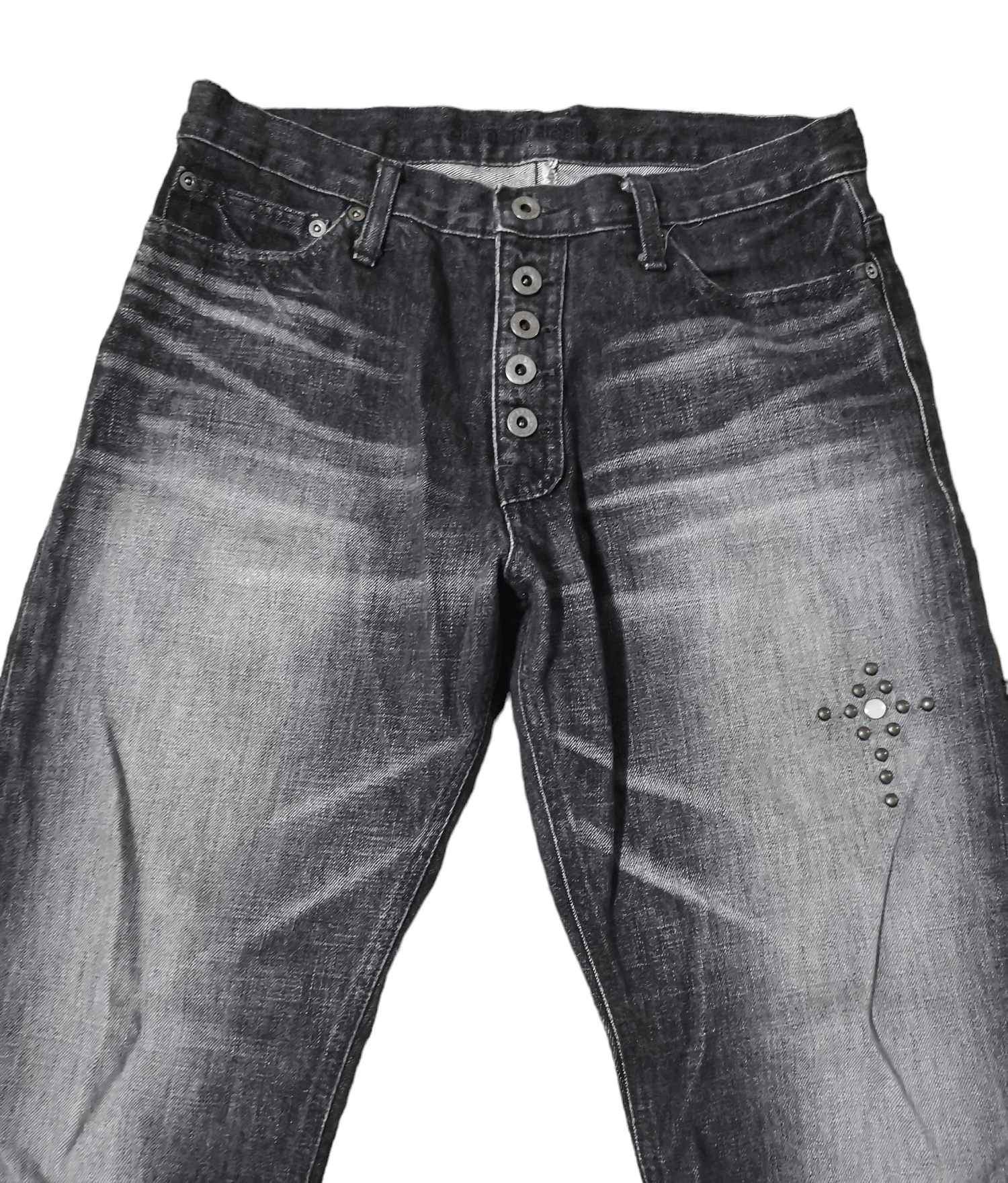 Element Element Denim Selvedge With ✝️ Cross Rivetted Size 32" / US 10 / IT 46 - 6 Thumbnail