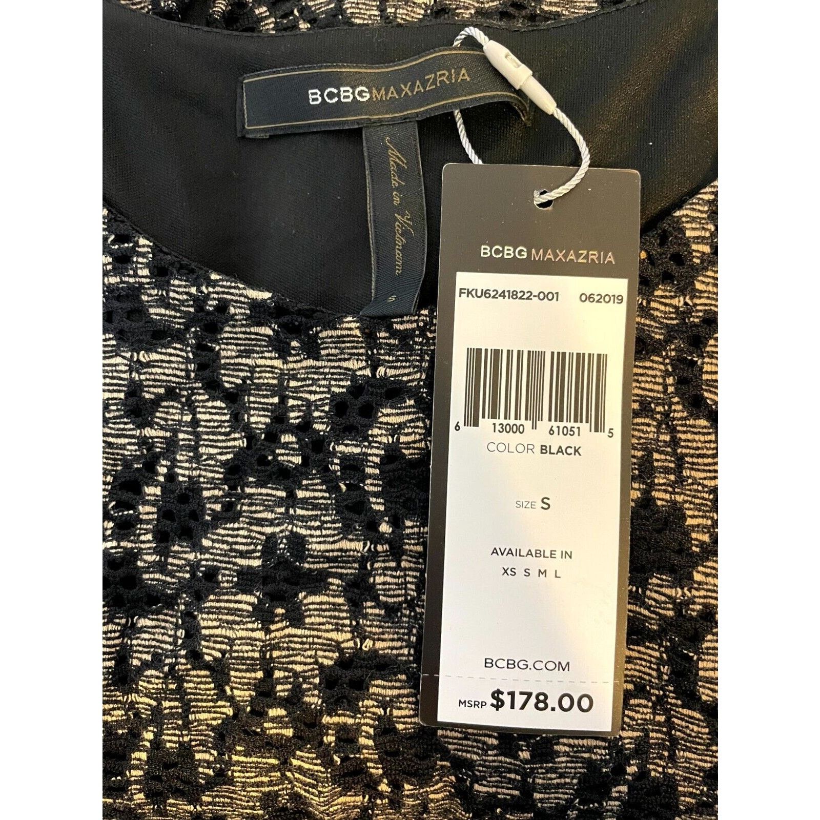 Bcbgmaxazria BCBGMAXAZRIA Dress Small Black Dark Romantic Quiet Luxury Size S / US 4 / IT 40 - 7 Thumbnail