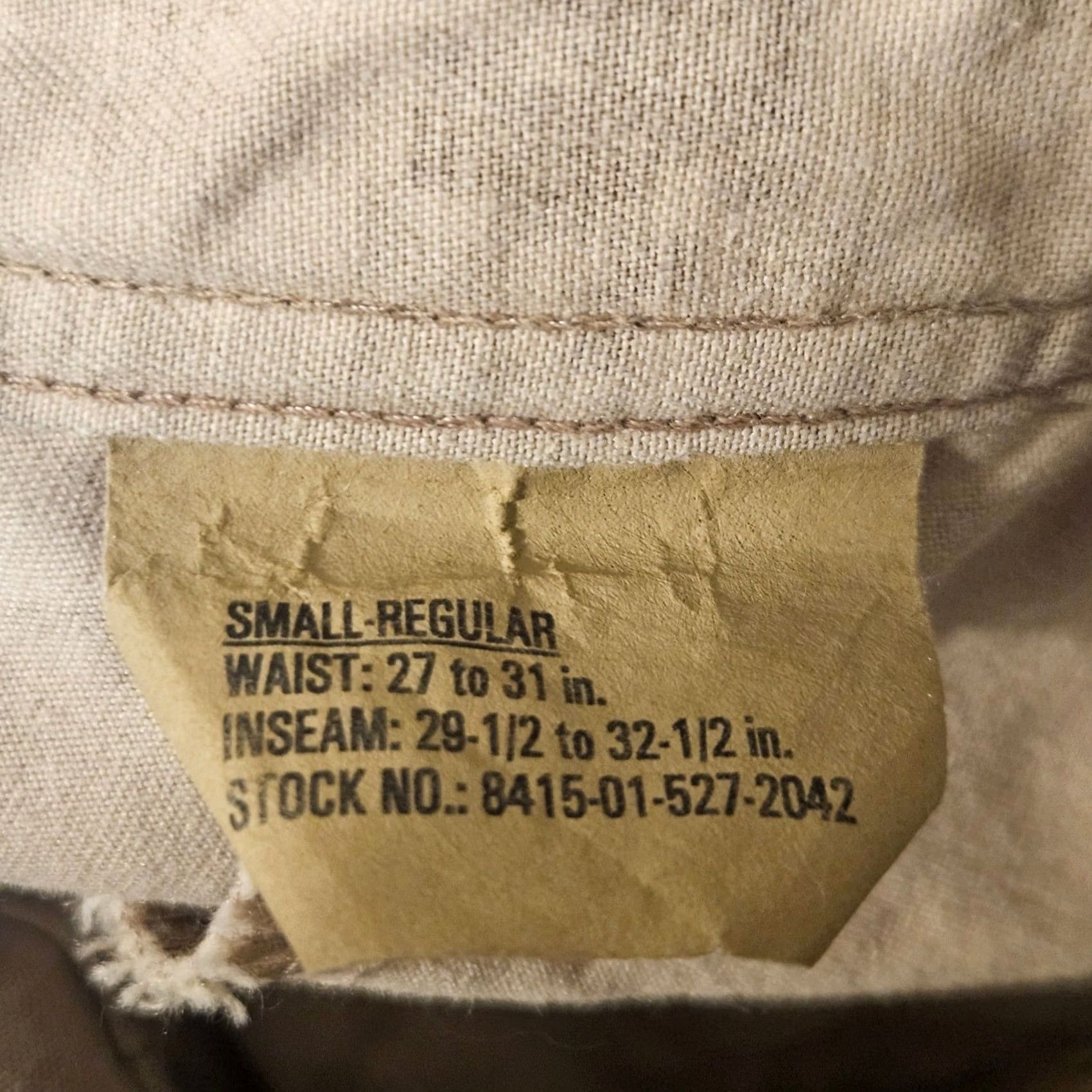 Vintage MARINES DESERT MARPAT CAMO MCCUU TROUSERS PANTS US Small R NSN 8415-01-527-2042 Size US 29 - 3 Thumbnail
