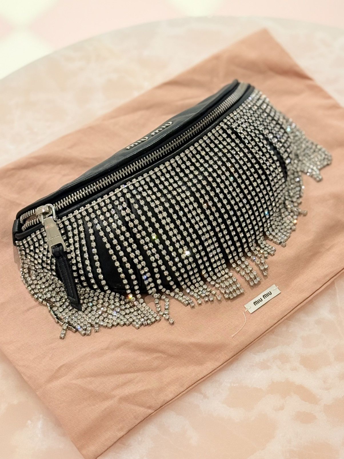 Miu Miu MIUMIU CRYSTAL FRINGE BAG Size ONE SIZE - 3 Thumbnail