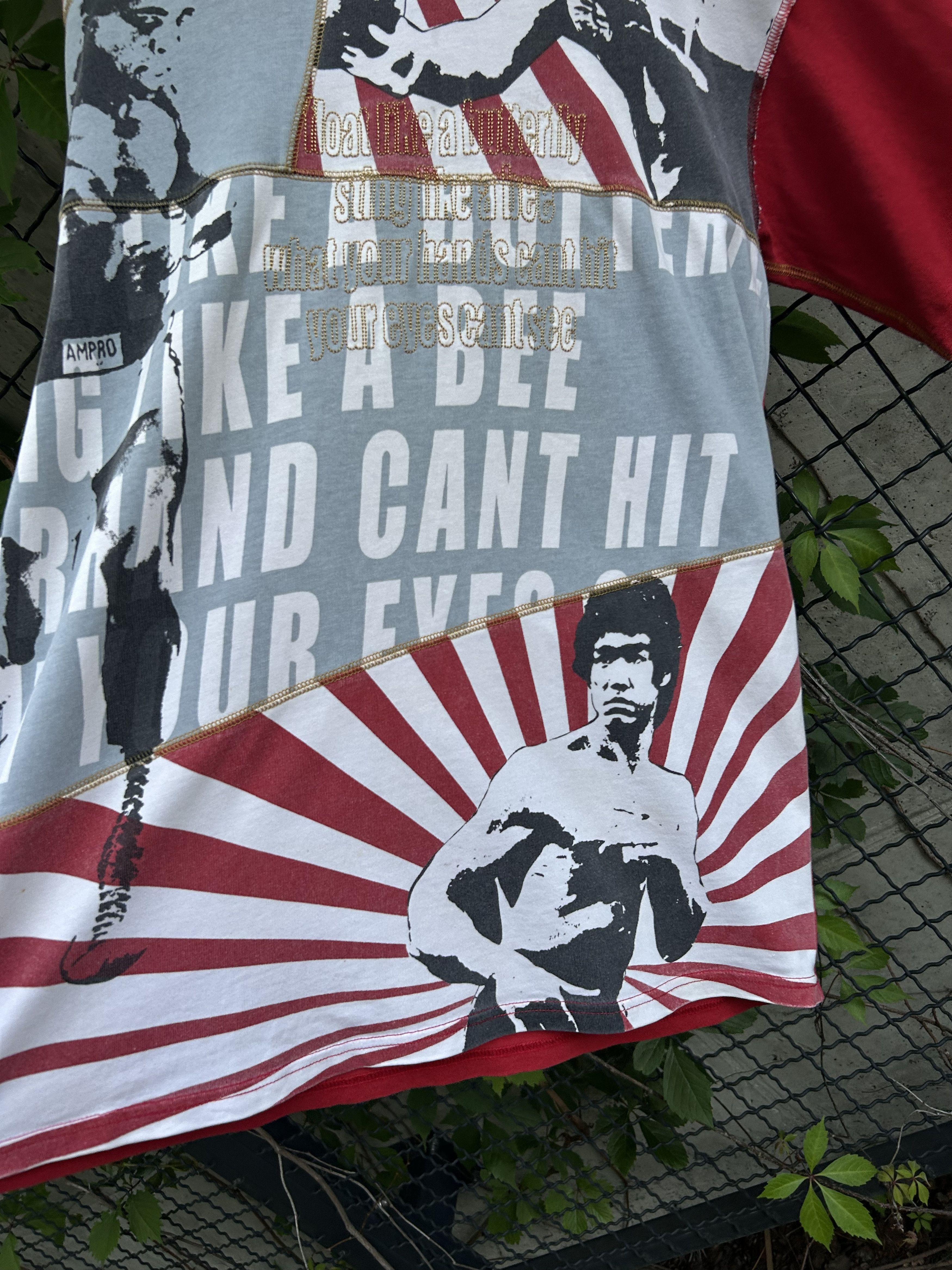 Ringspun Vintage 2000s Ringspun Allstars Muhammad Ali Boxing T-shirt Size US XL / EU 56 / 4 - 5 Thumbnail