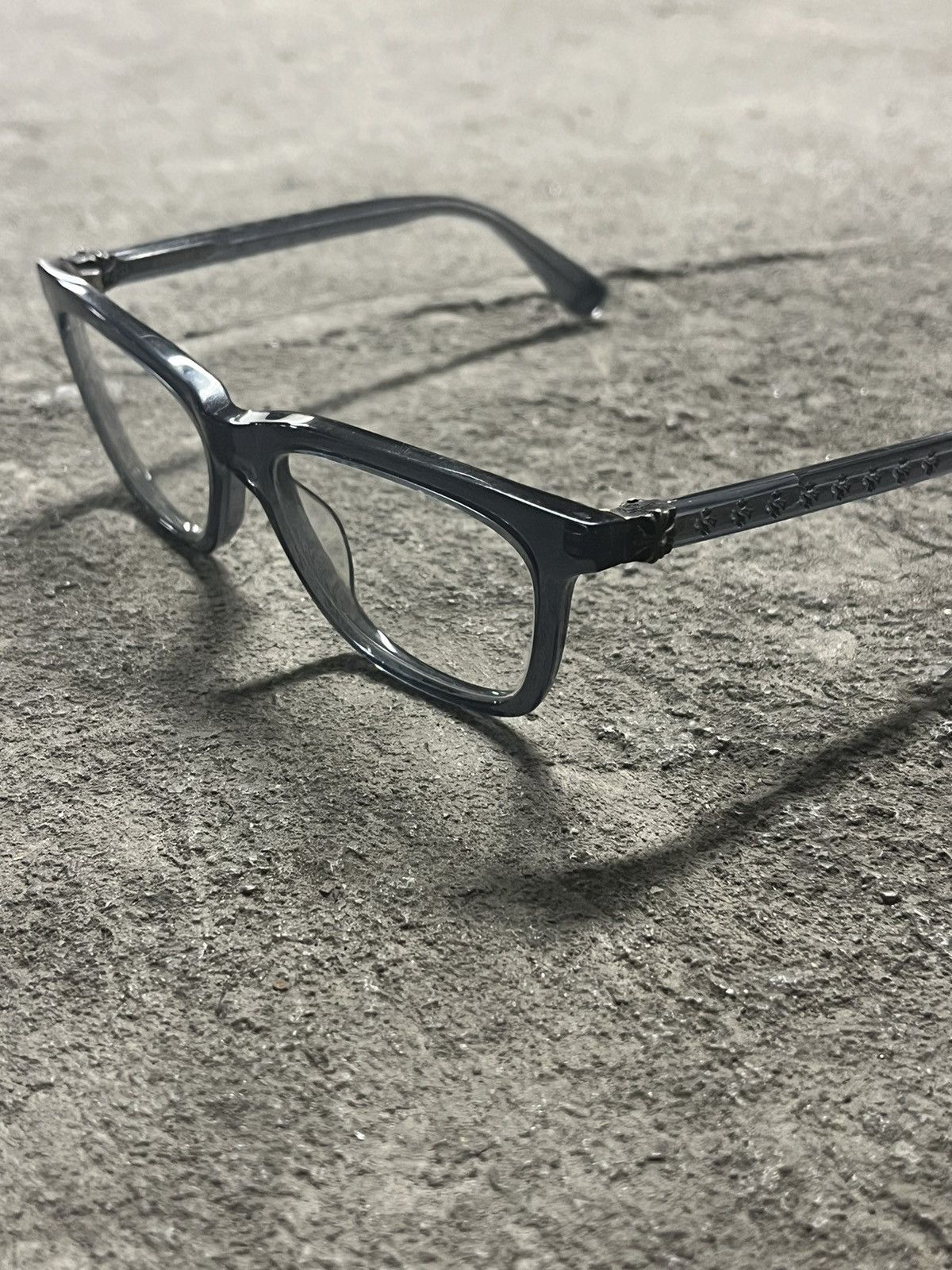 Chrome Hearts Chrome Hearts “Resurectum” Translucent Grey Frame Glasses Size ONE SIZE - 2 Thumbnail