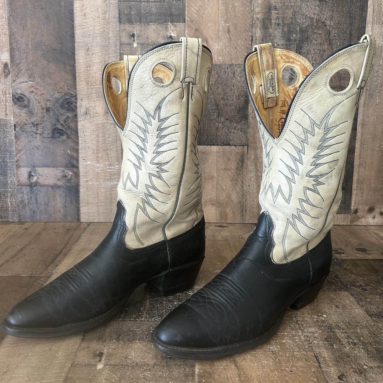 Vintage Nocona Vintage Western Cowboy Boots Mens 9 D Size US 9 / EU 42 - 2 Thumbnail