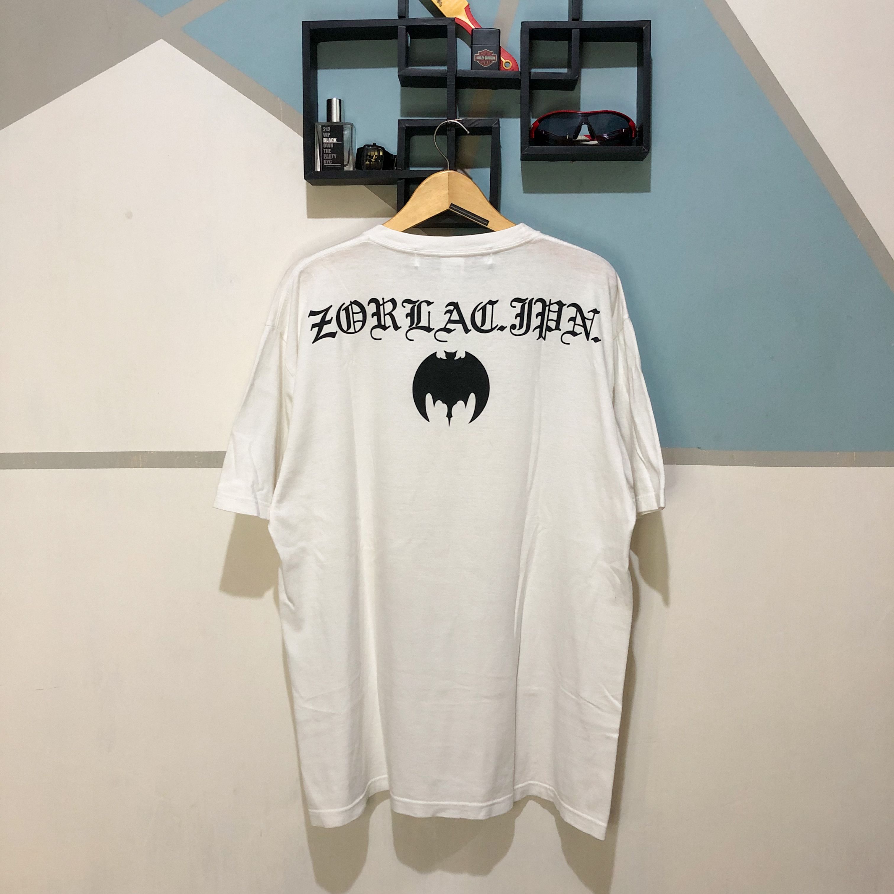 Japanese Brand Zorlac Japan Skateboard Vintage 90s T-Shirt Size US XXL / EU 58 / 5 - 11 Thumbnail