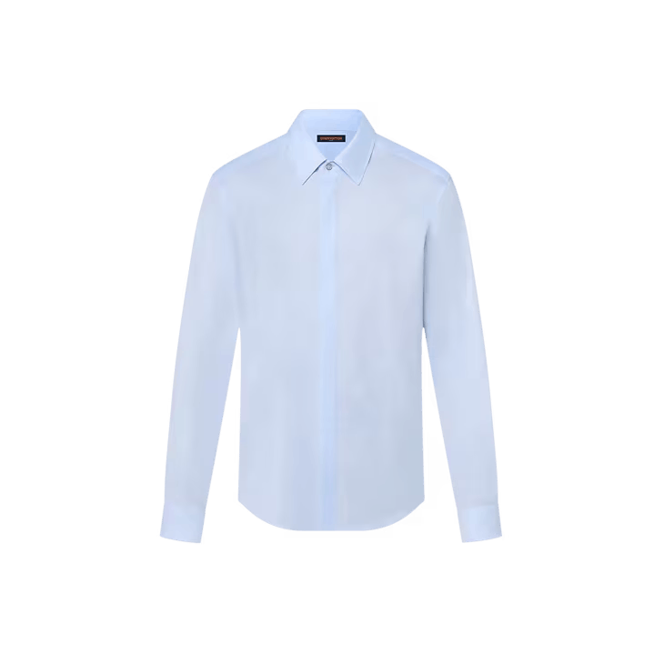 Louis Vuitton LV Blason Printed Cotton Long-Sleeved Oxford Shirt Size US XXL / EU 58 / 5 - 1 Thumbnail