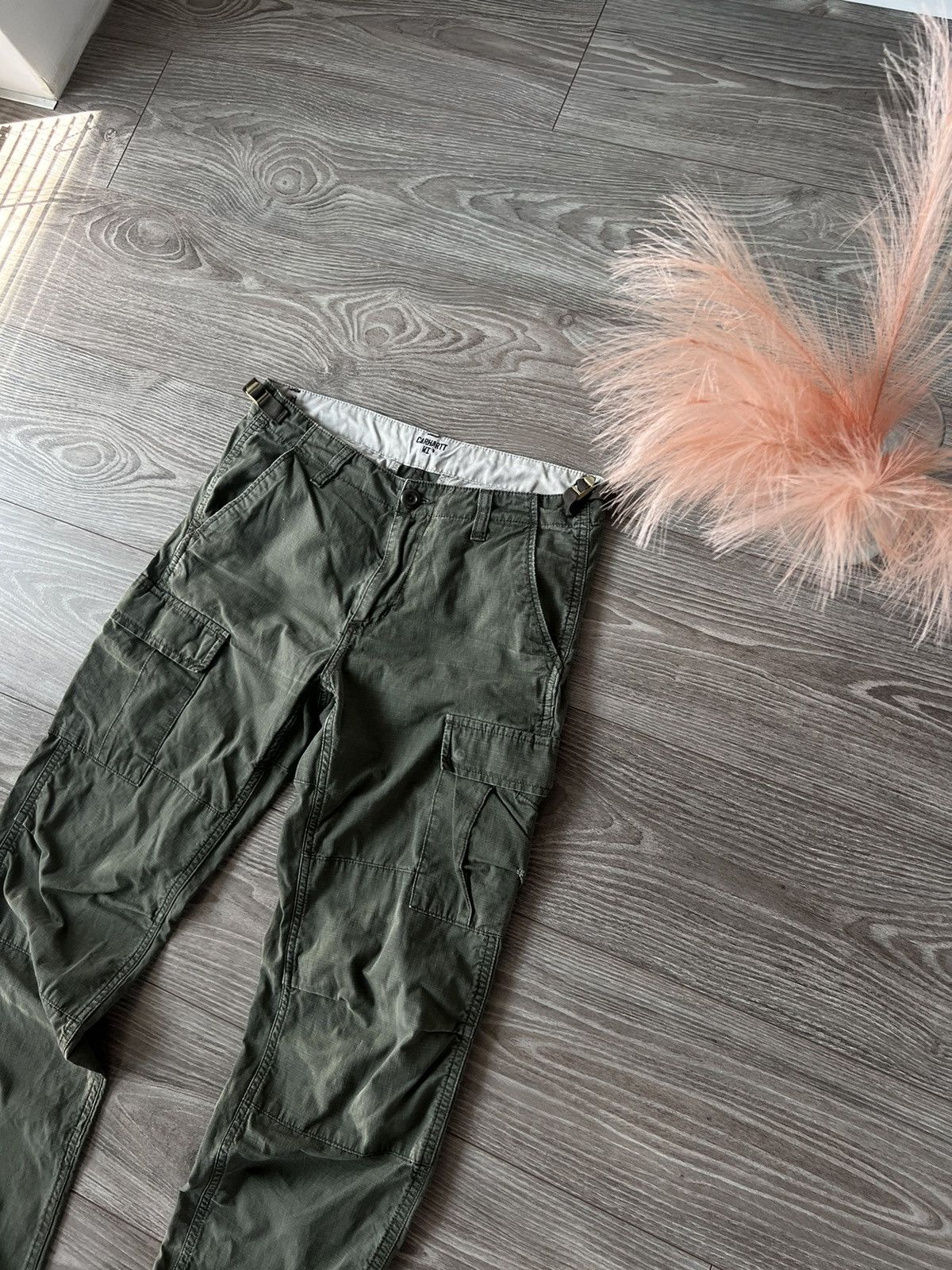 Carhartt × Carhartt Wip ‼️Carhartt Wip Regular Cargo Y2k Box Logo Rap Pants‼️ Size US 36 / EU 52 - 2 Thumbnail