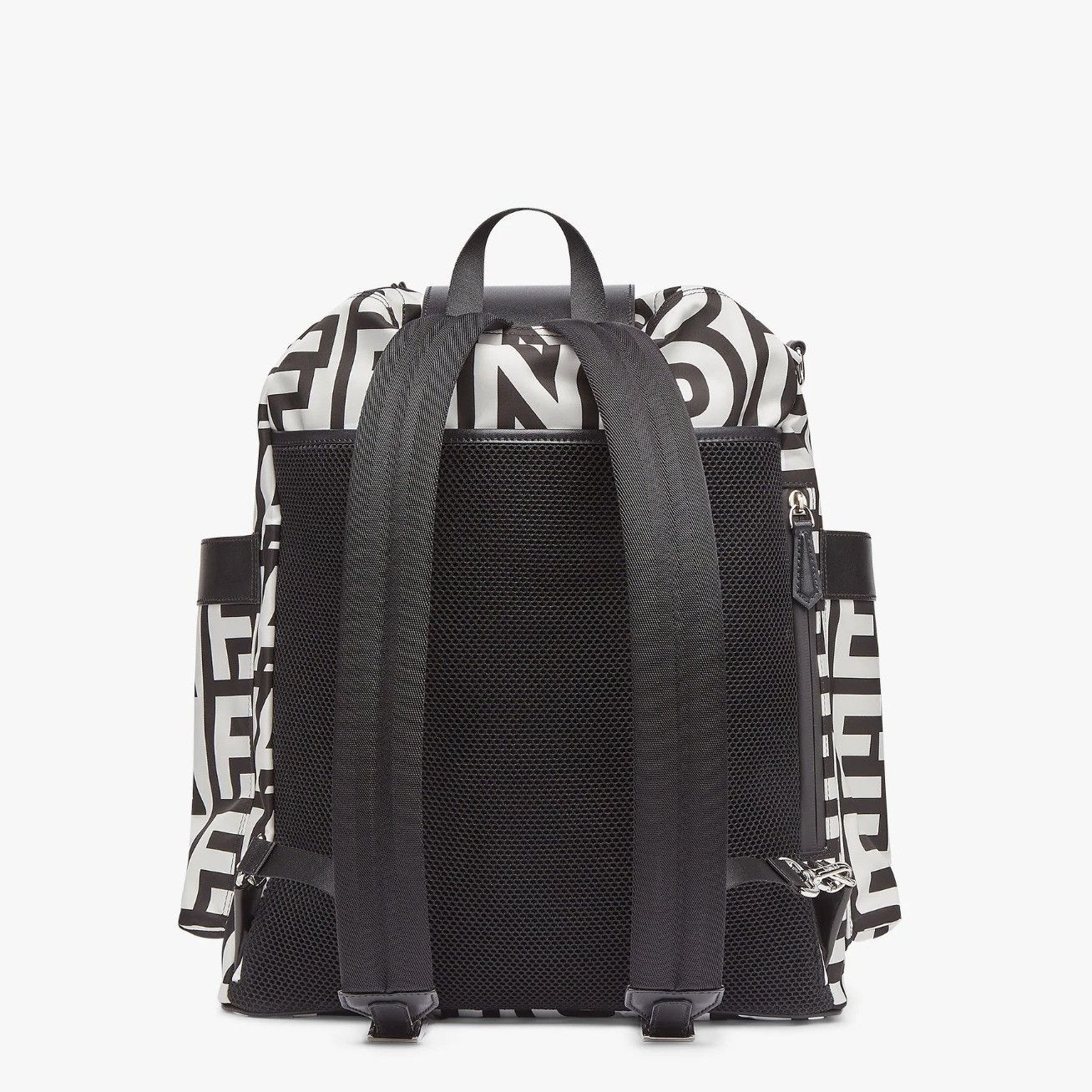 Fendi o1w1db10724 Size: OS / Drawstring Backpack in Black/White Size ONE SIZE - 2 Thumbnail
