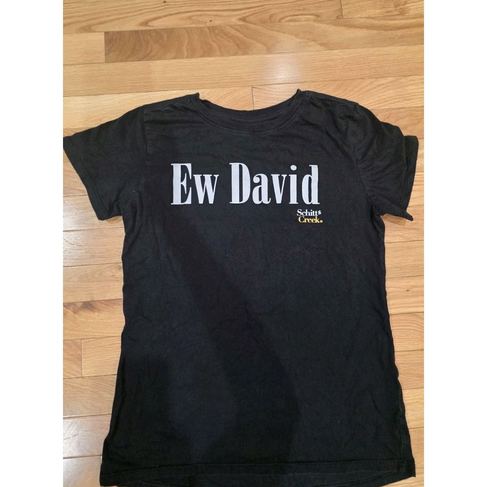 Vintage Schitt's Creek Ew, David T-Shirt Medium, Pop Culture Tees, Black, Womens, M Size M / US 6-8 / IT 42-44 - 5 Thumbnail