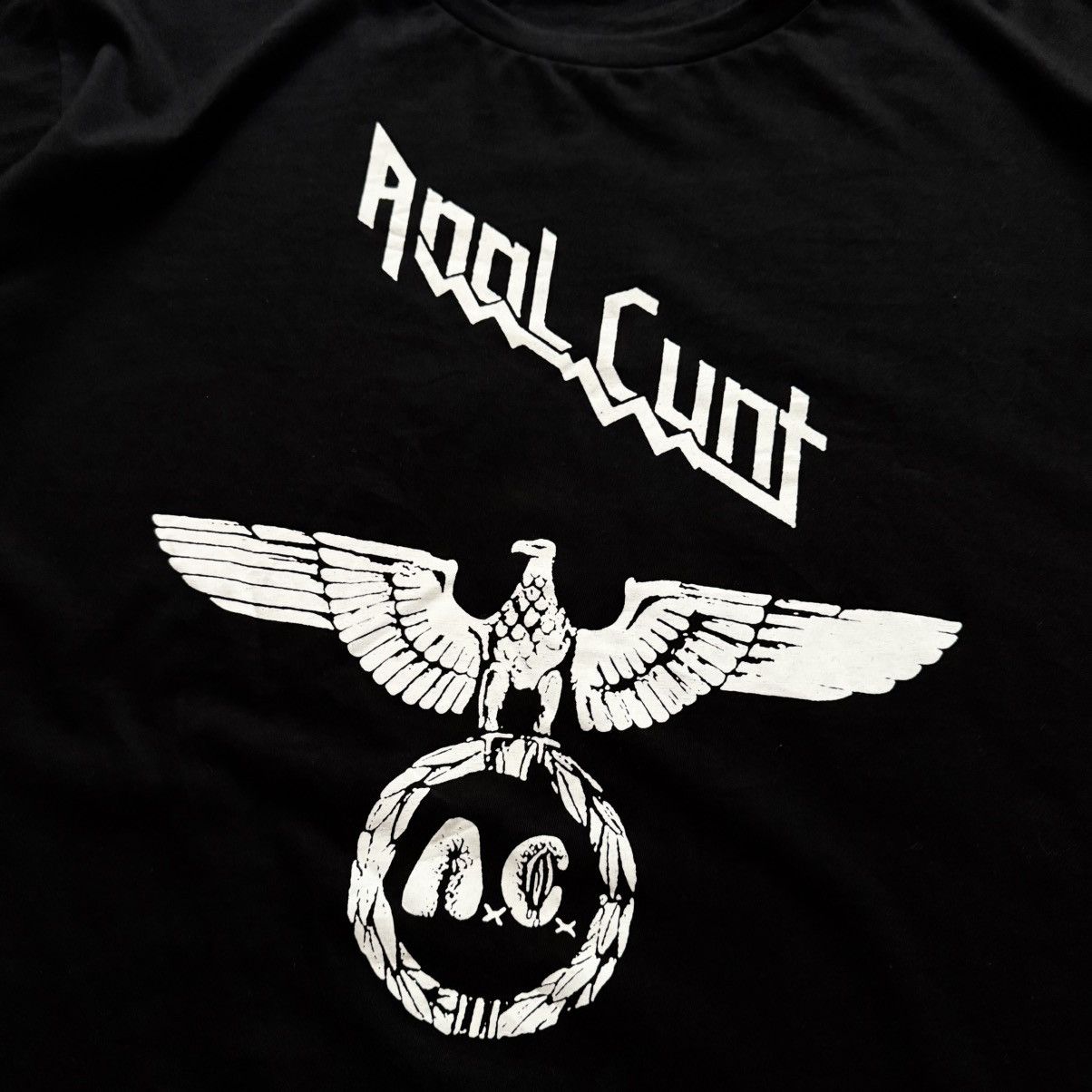 Hysteric Glamour Anal Cunt Defenders Of The Hate Band Y2K T-shirt Tee Size US L / EU 52-54 / 3 - 3 Thumbnail
