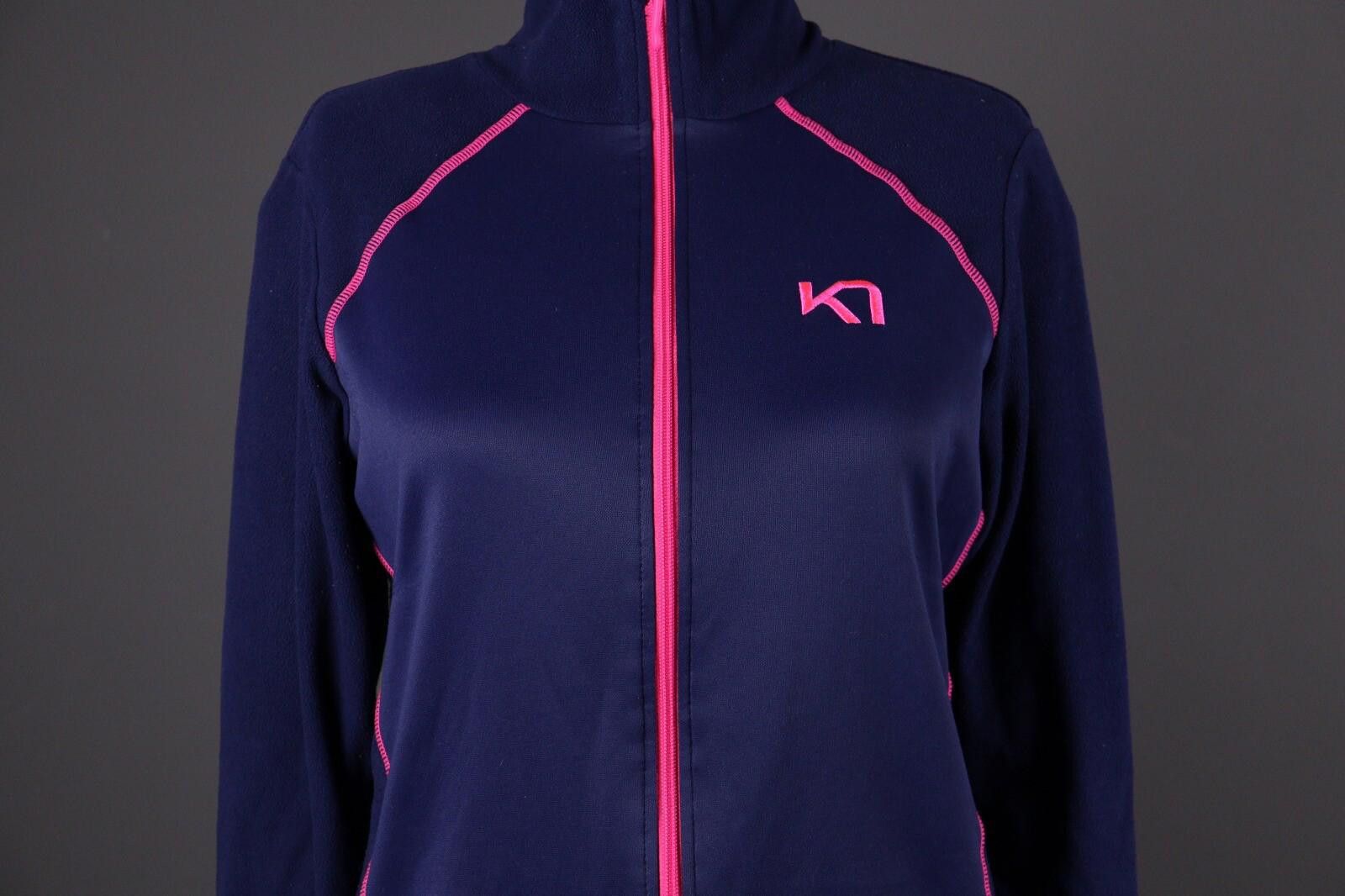 Designer Kari Traa Blue Full Zip Activewear Top Sweater Size S Size S / US 4 / IT 40 - 3 Thumbnail