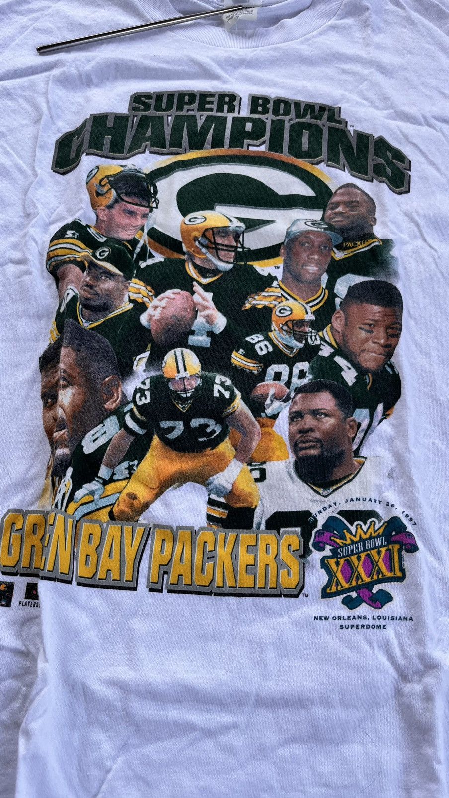 Starter Vintage NFL GREEN BAY PACKERS SUPER BOWL Size US XL / EU 56 / 4 - 2 Thumbnail