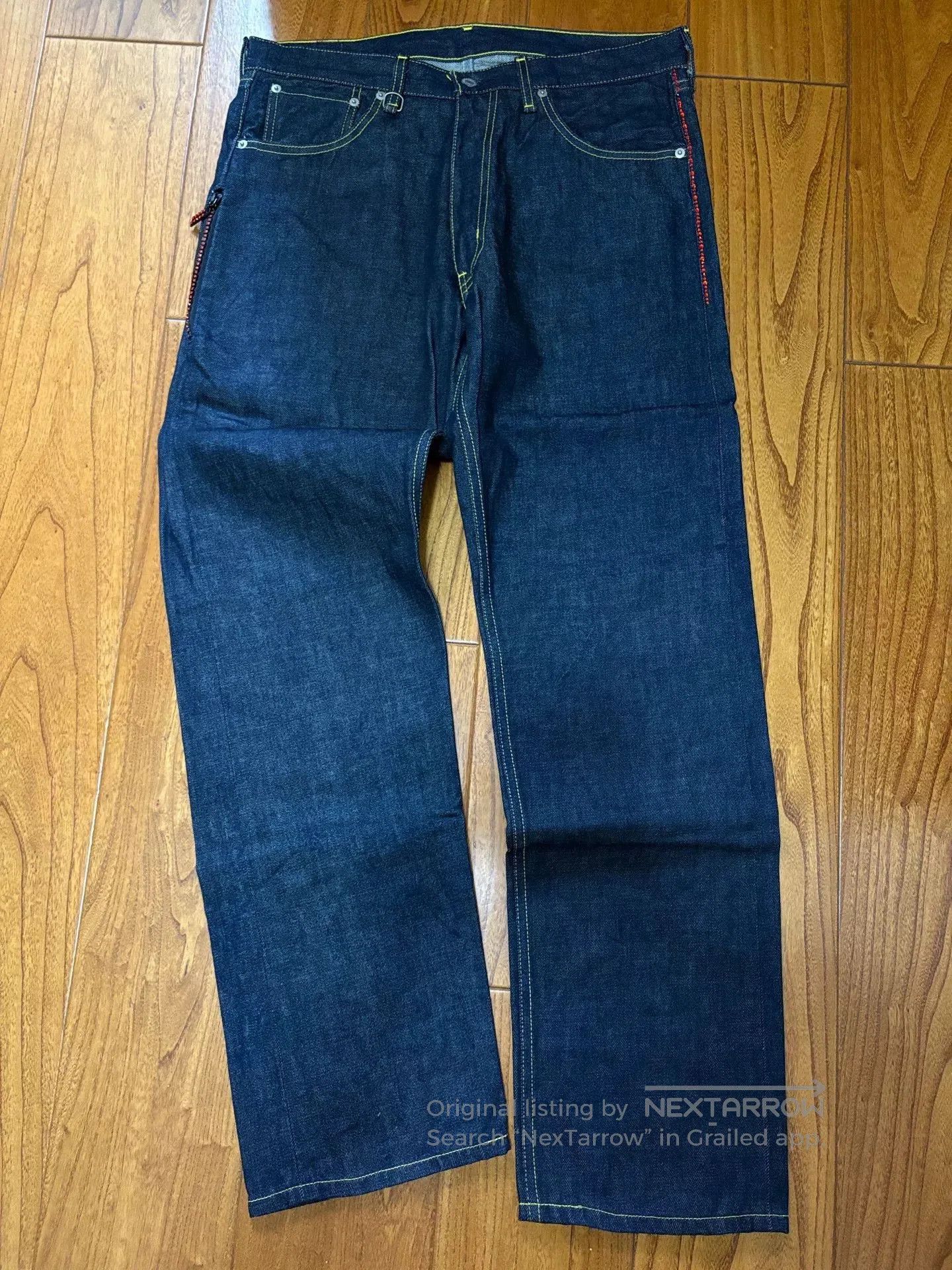 Levi's Levi's Fenom Disco Red Diamond Jeans. Size US 34 / EU 50 - 2 Thumbnail