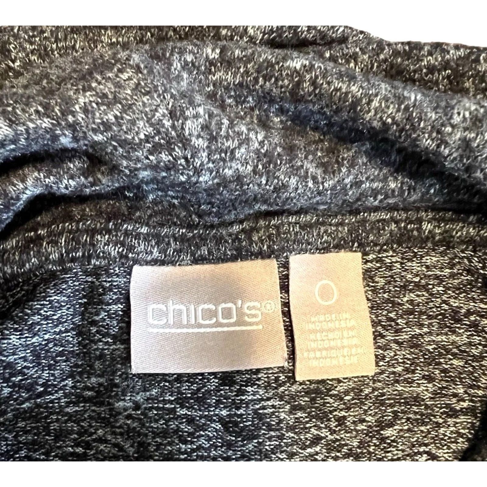 Vintage Chico’s Womens Gray Cowl Neck Tunic Top Shirt Rayon/Spandex Size 0 Size XS / US 0-2 / IT 36-38 - 4 Thumbnail