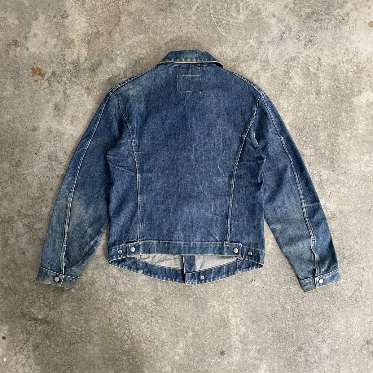 Levi's Vintage 2000’s Levis Engineered Faded Honeycomb Denim Jacket Size US M / EU 48-50 / 2 - 8 Thumbnail