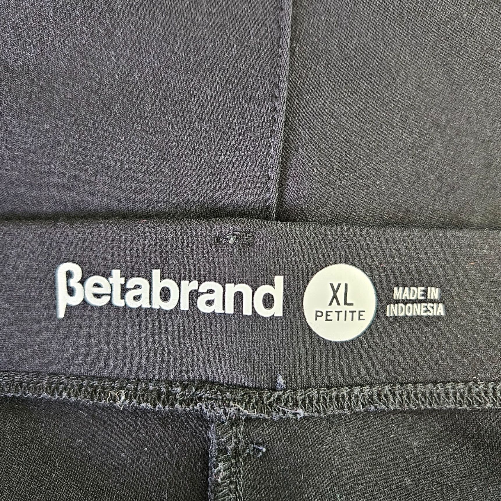 Vintage Betabrand Womens Pants Sz XLP Black Ponte Knit Bootcut Mid Rise Size 40" / US 18 - 7 Thumbnail