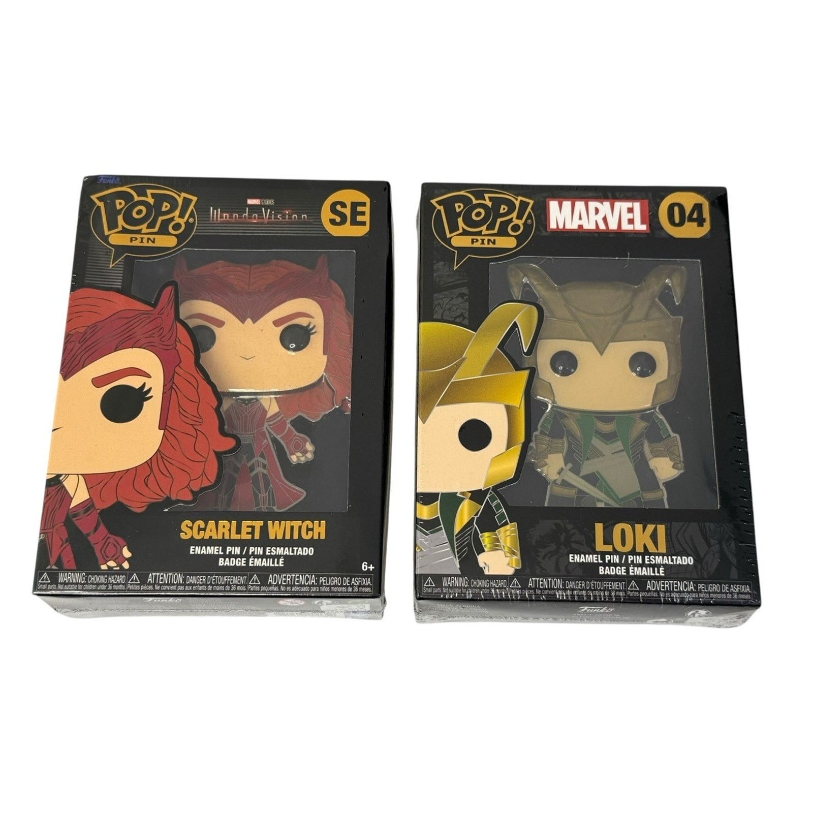 Other FUNKO POP! Scarlet Witch Wanda Vision Loki Marvel Enamel Pin Size ONE SIZE - 1 Thumbnail