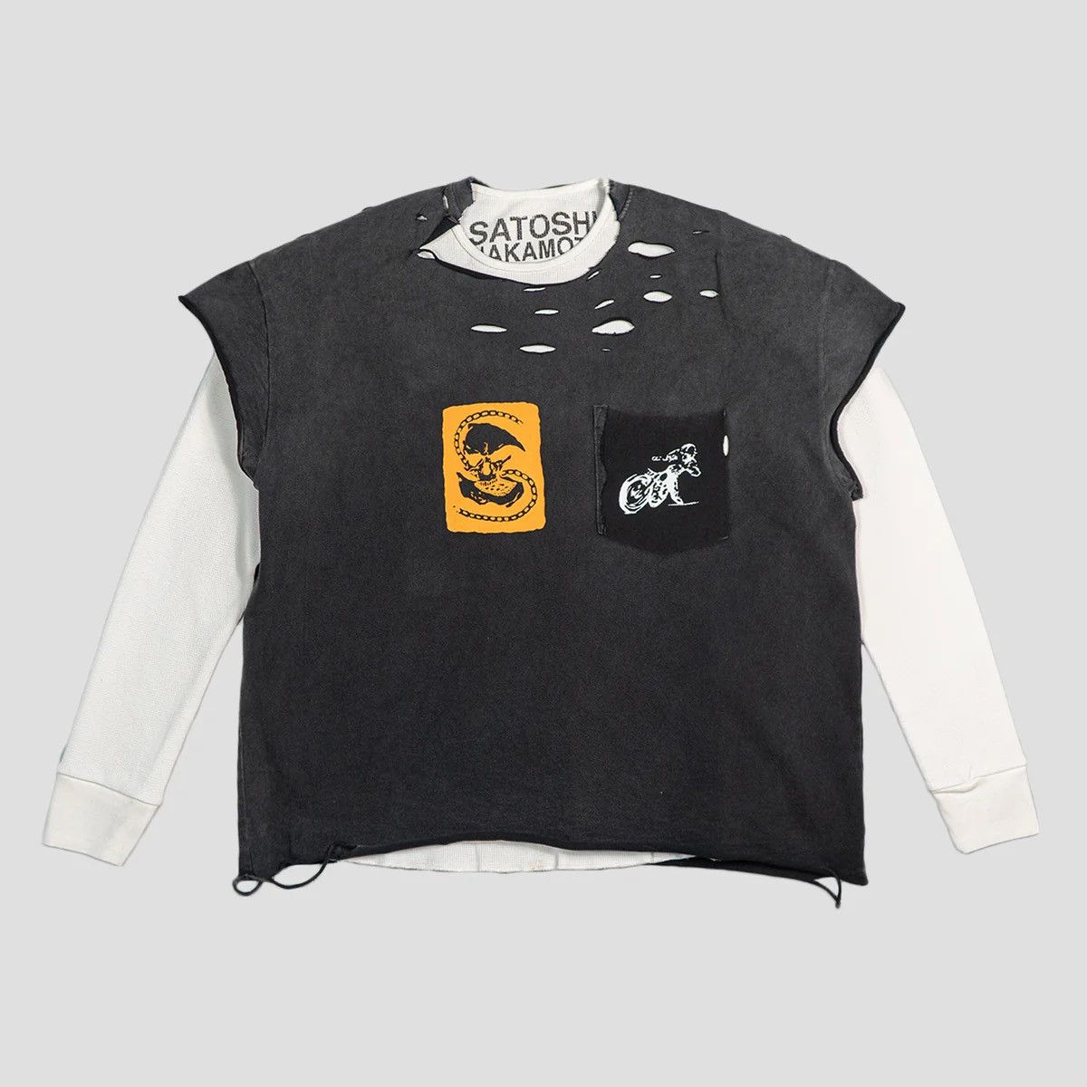 Satoshi Nakamoto Satoshi nakamoto double layered thermal t shirt Size US XL / EU 56 / 4 - 1 Thumbnail