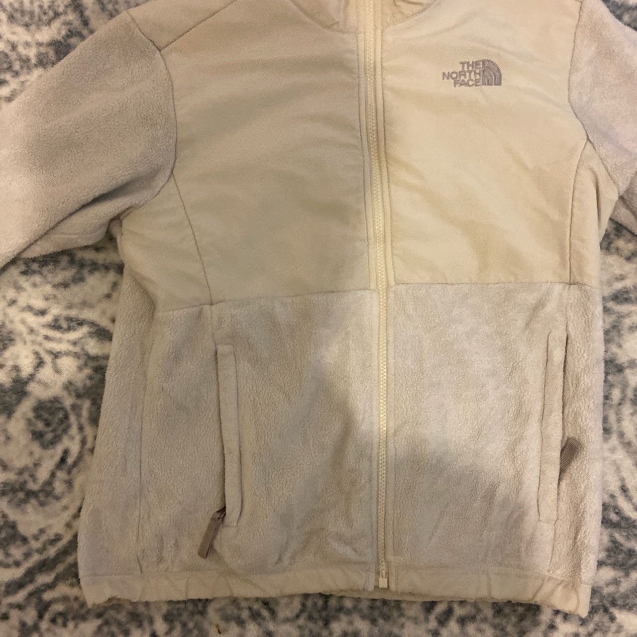 The North Face North face cream vintage embroidered jacket Size L / US 10 / IT 46 - 2 Thumbnail
