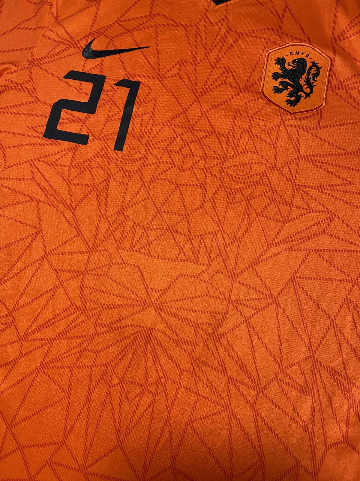 Nike 2020-22 Netherlands Nike soccer football jersey F. De Jong Size US M / EU 48-50 / 2 - 10 Thumbnail