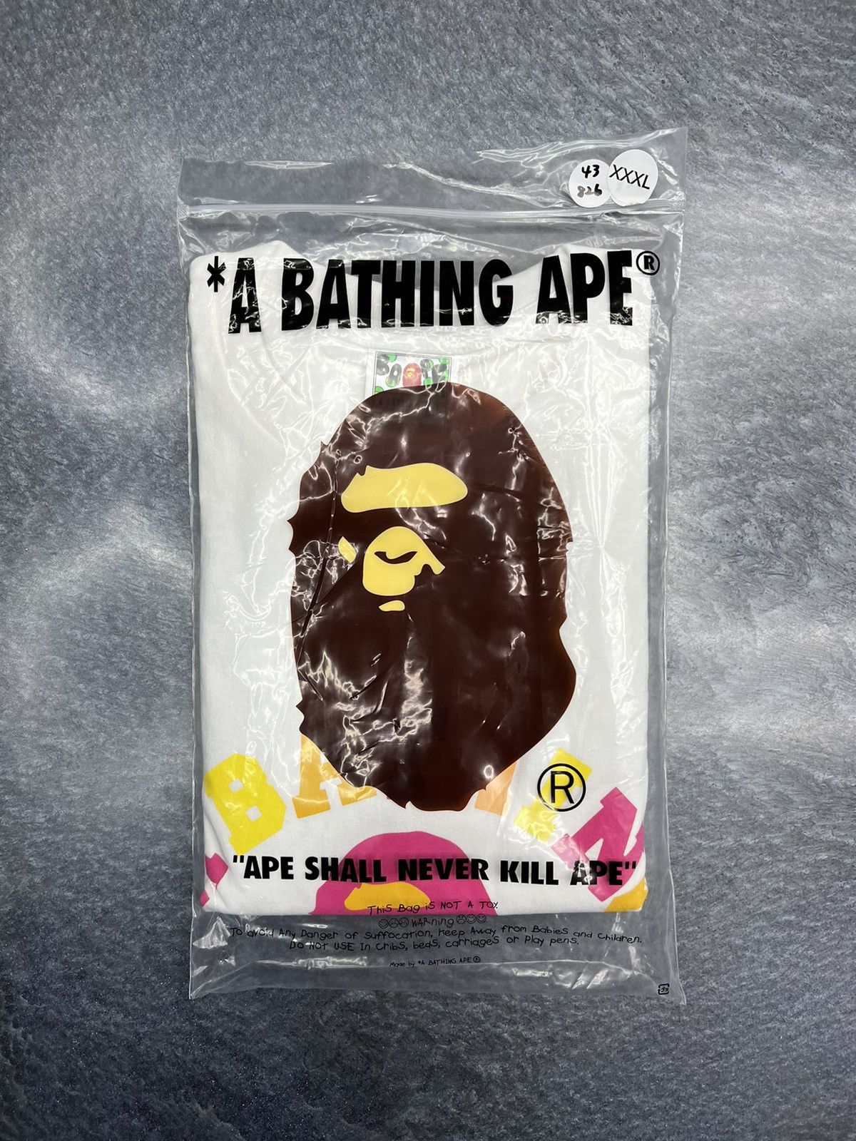 Bape Bape College Colors T-Shirt (3XL) Size US XXL / EU 58 / 5 - 6 Thumbnail