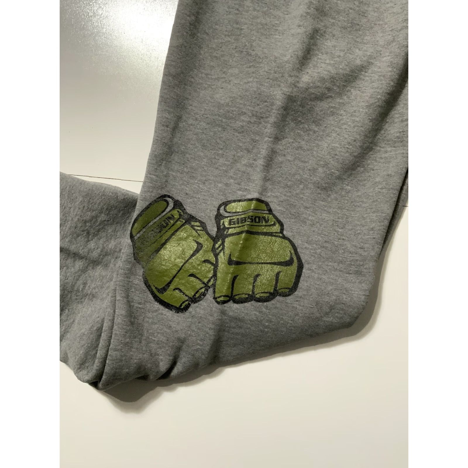 Russell Athletic VINTAGE Russell Athletic Lance Gibson MMA Grenade Tank Kickboxing Jogger Sweatpants Sz.L Gray Mens Sweatpants Size US 33 - 5 Thumbnail