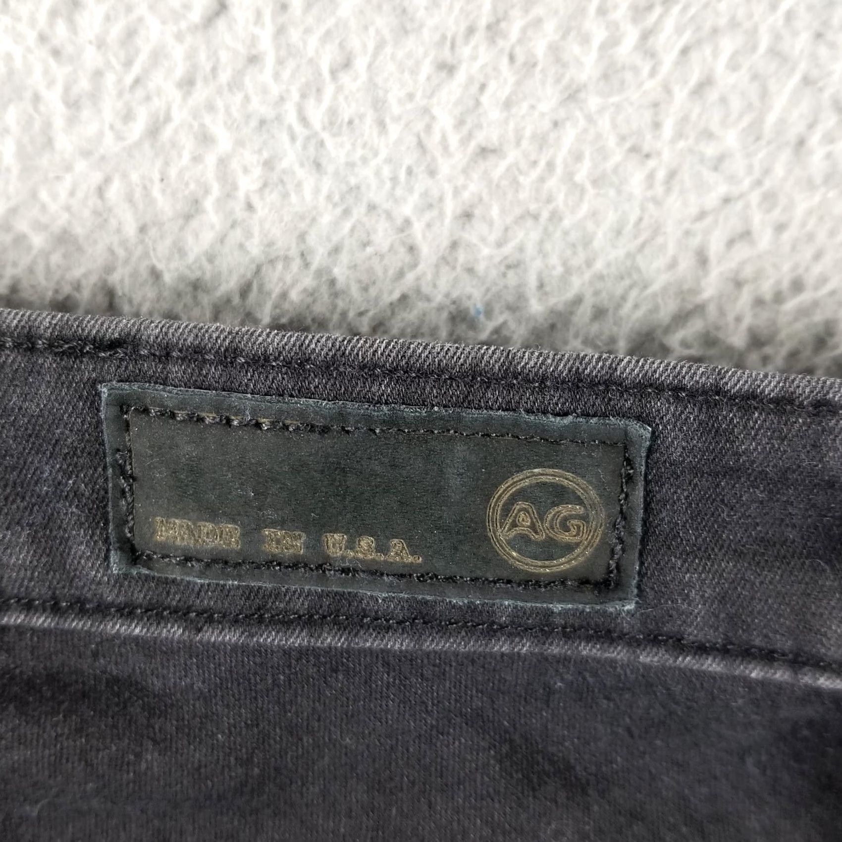 Vintage AG Adriano Goldschmied Jeans Women 26R The Remi Tuxedo Ankle Denim Studded Pants Shirt/Shoes not included Size 26" / US 2 / IT 38 - 5 Thumbnail